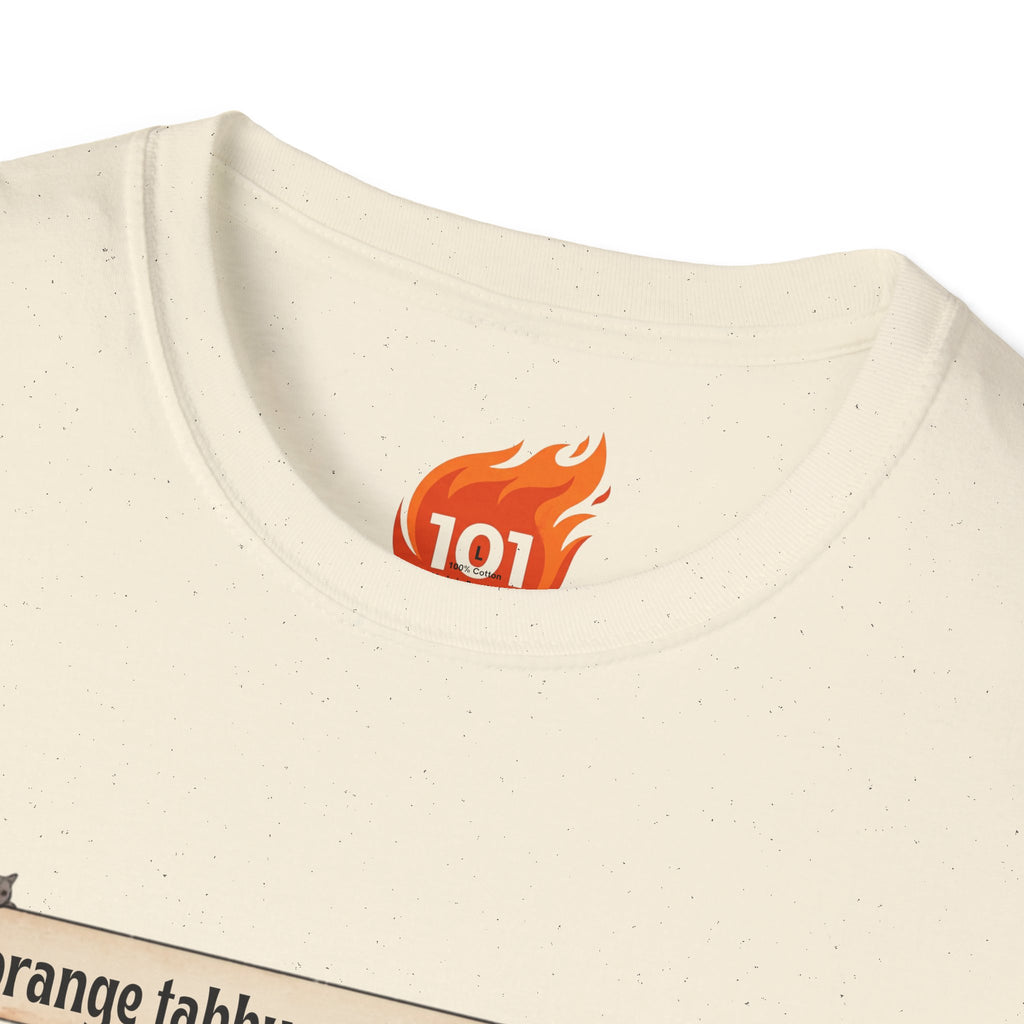 Everyday Bestiary: Orange Tabby Cat Graphic T-Shirt