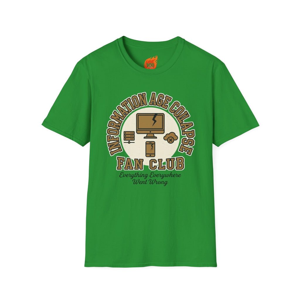 Collapse of the Information Age Graphic T-Shirt