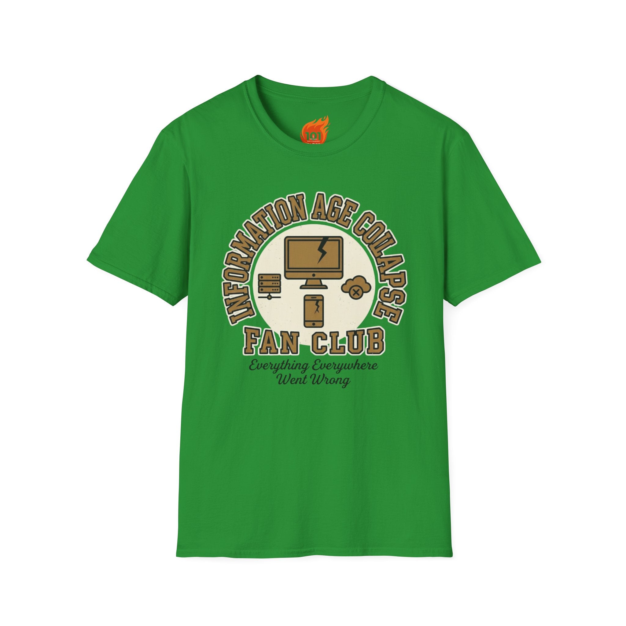 Collapse of the Information Age Graphic T-Shirt