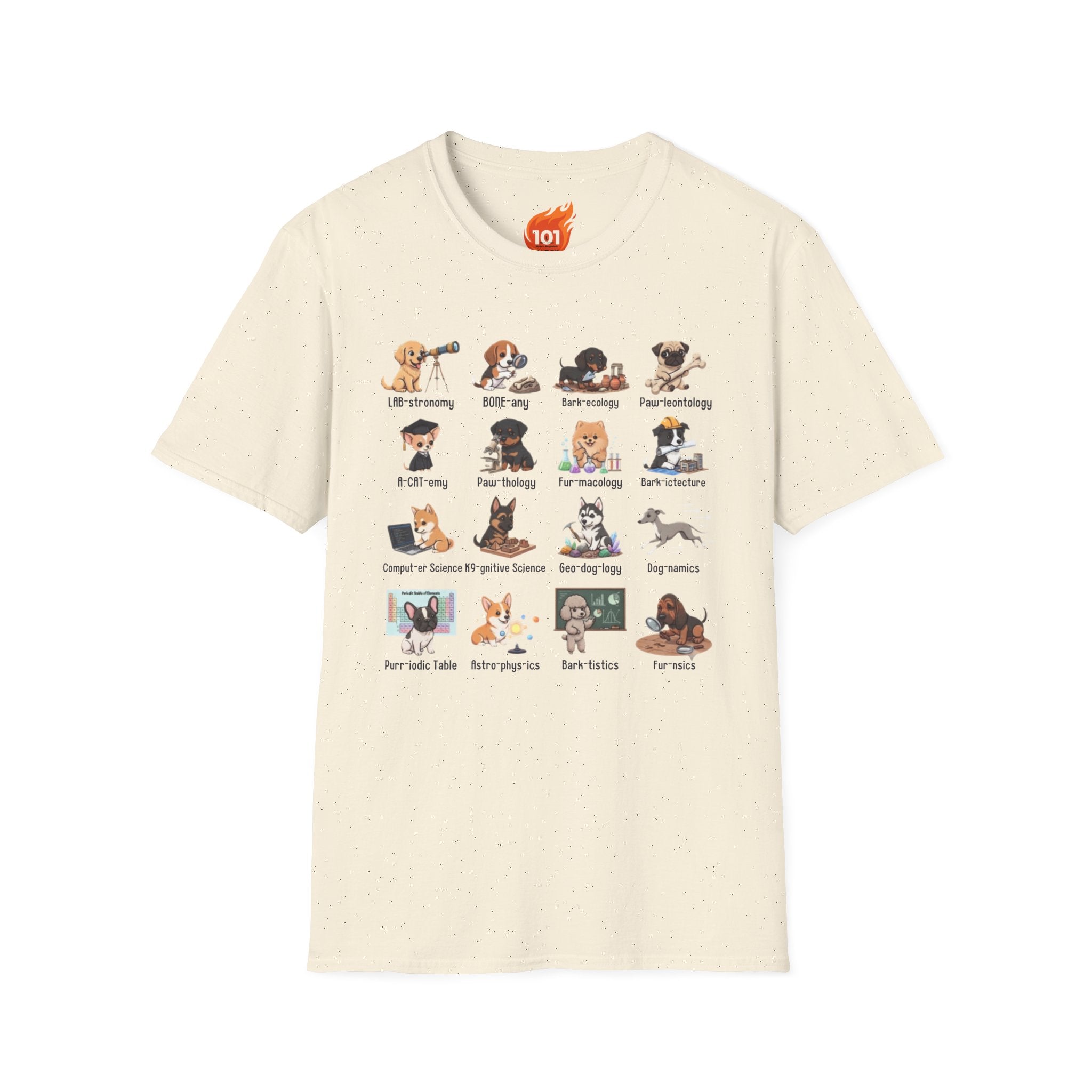 Future Dog STEM fields Graphic T-Shirt