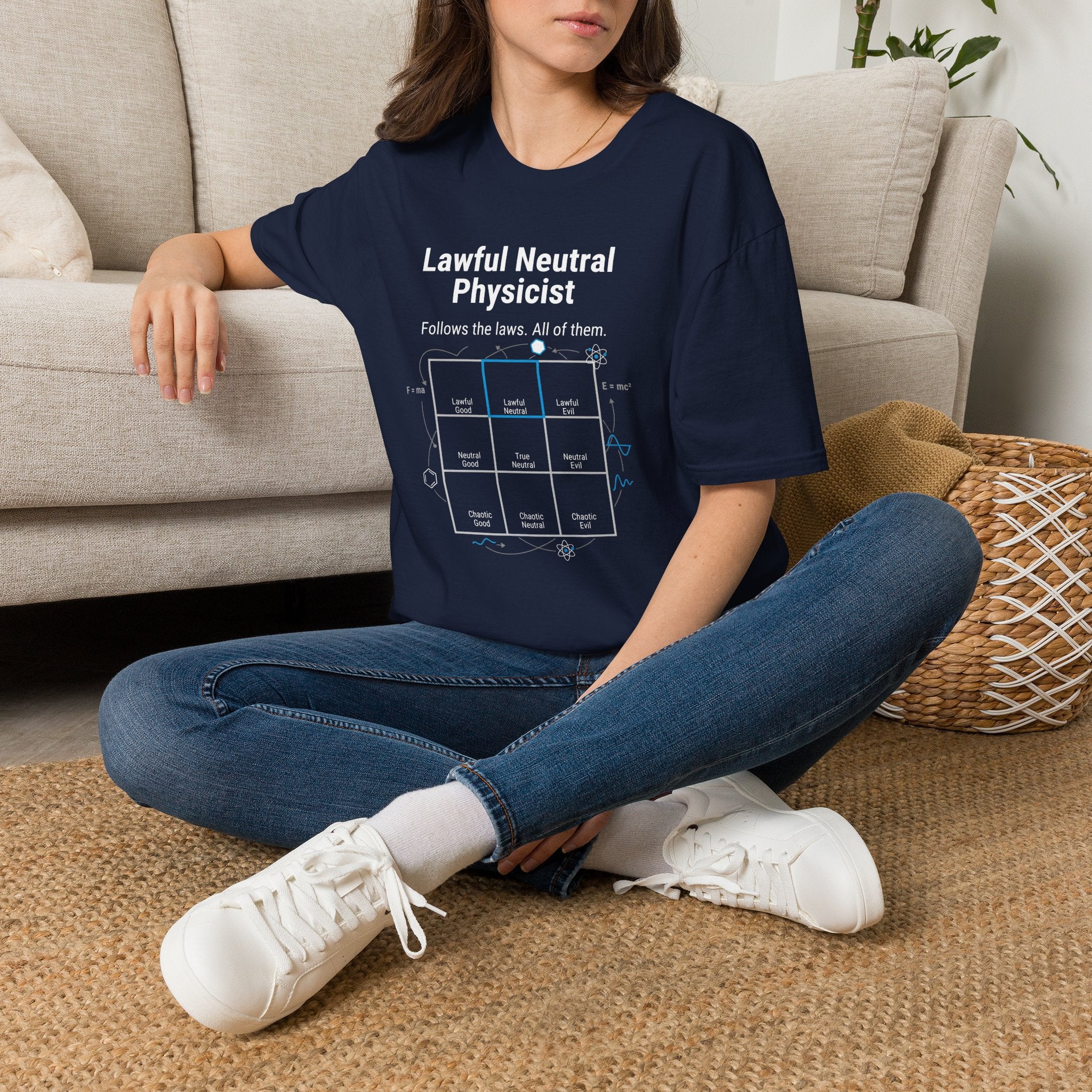Lawful Neutral Physicist Graphic T-Shirt
