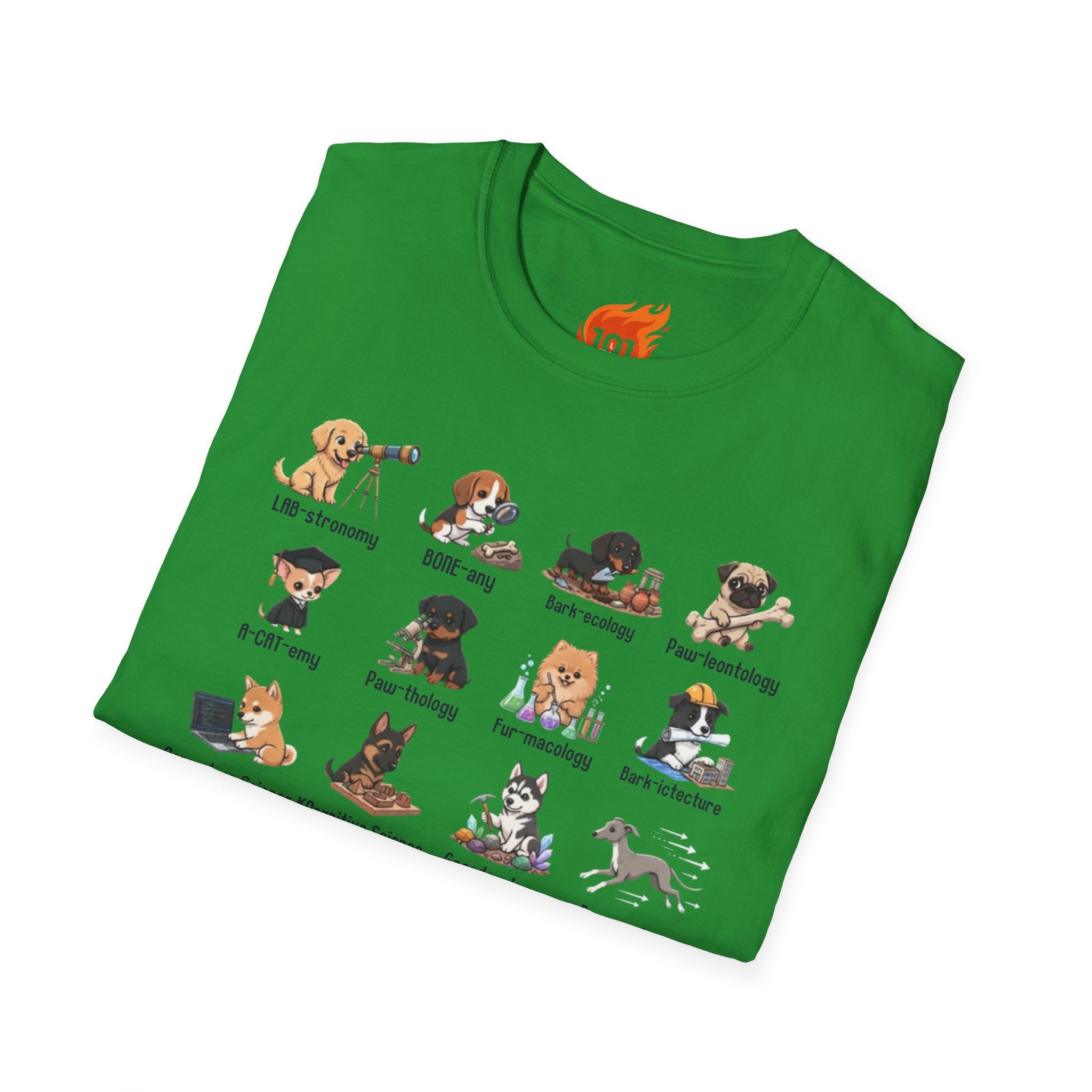 Future Dog STEM fields Graphic T-Shirt