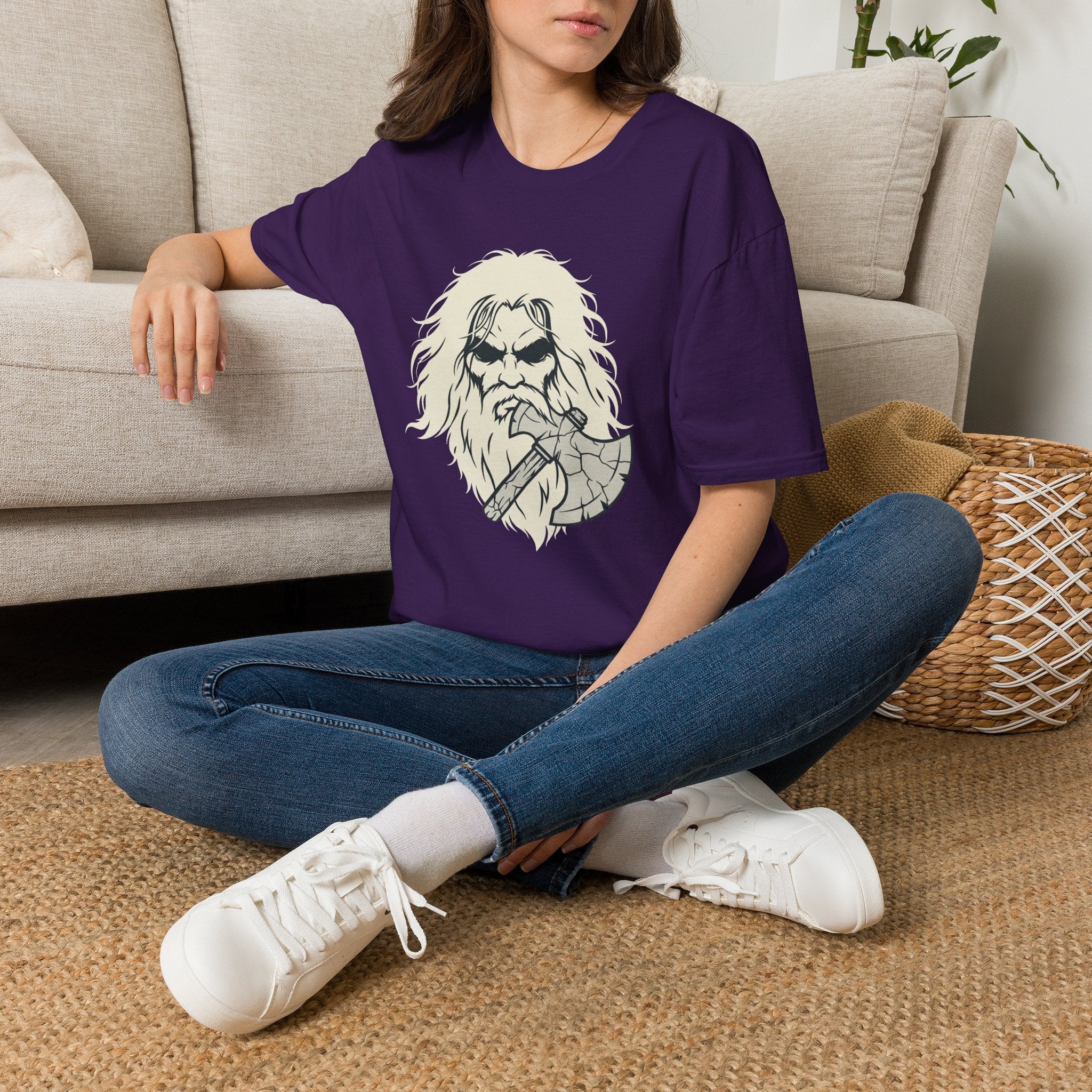 Barbarian Silhouette Graphic T-Shirt