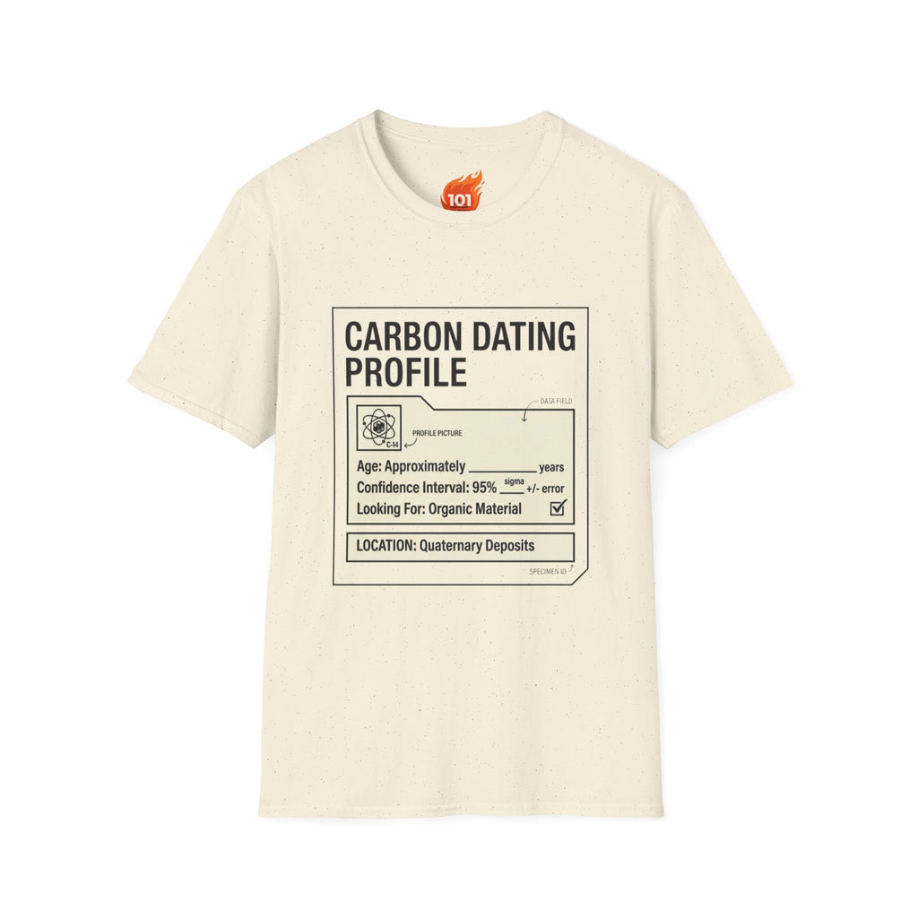 Carbon Dating Profile Graphic T-Shirt