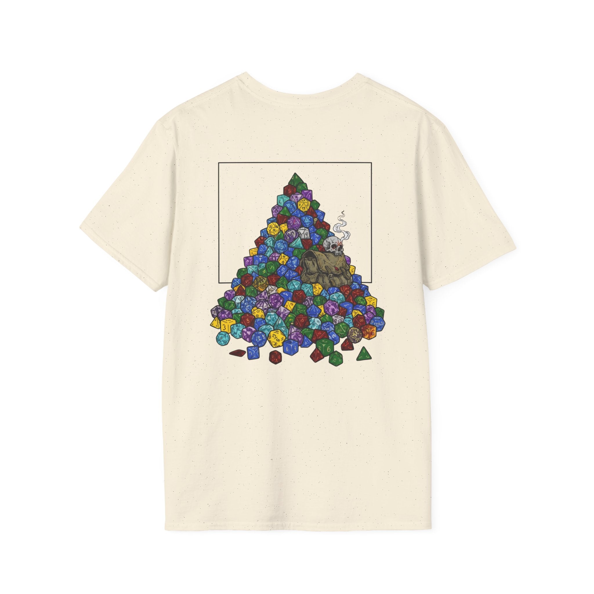 Cursed Dice Pile Graphic T-Shirt