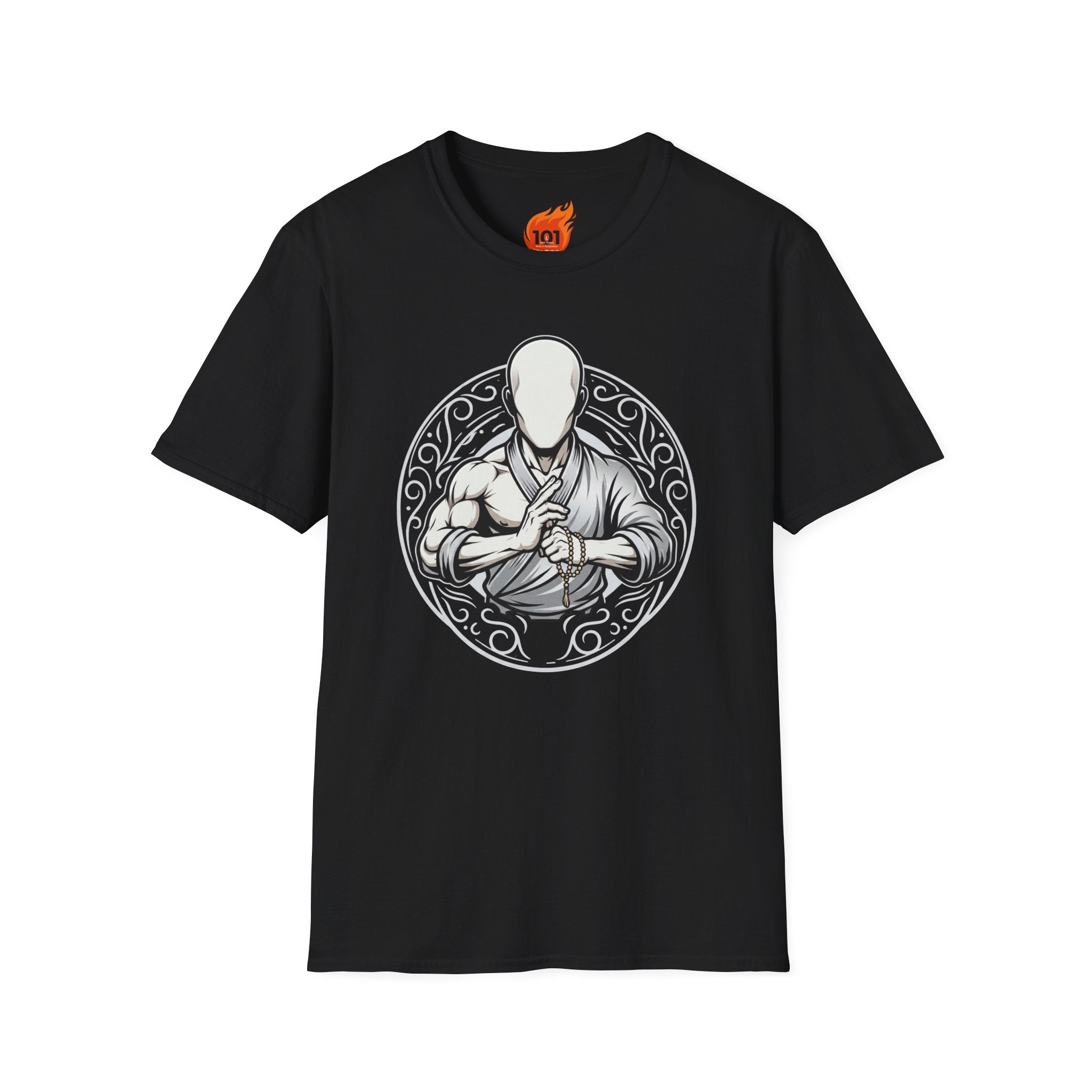 Monk Silhouette Graphic T-Shirt