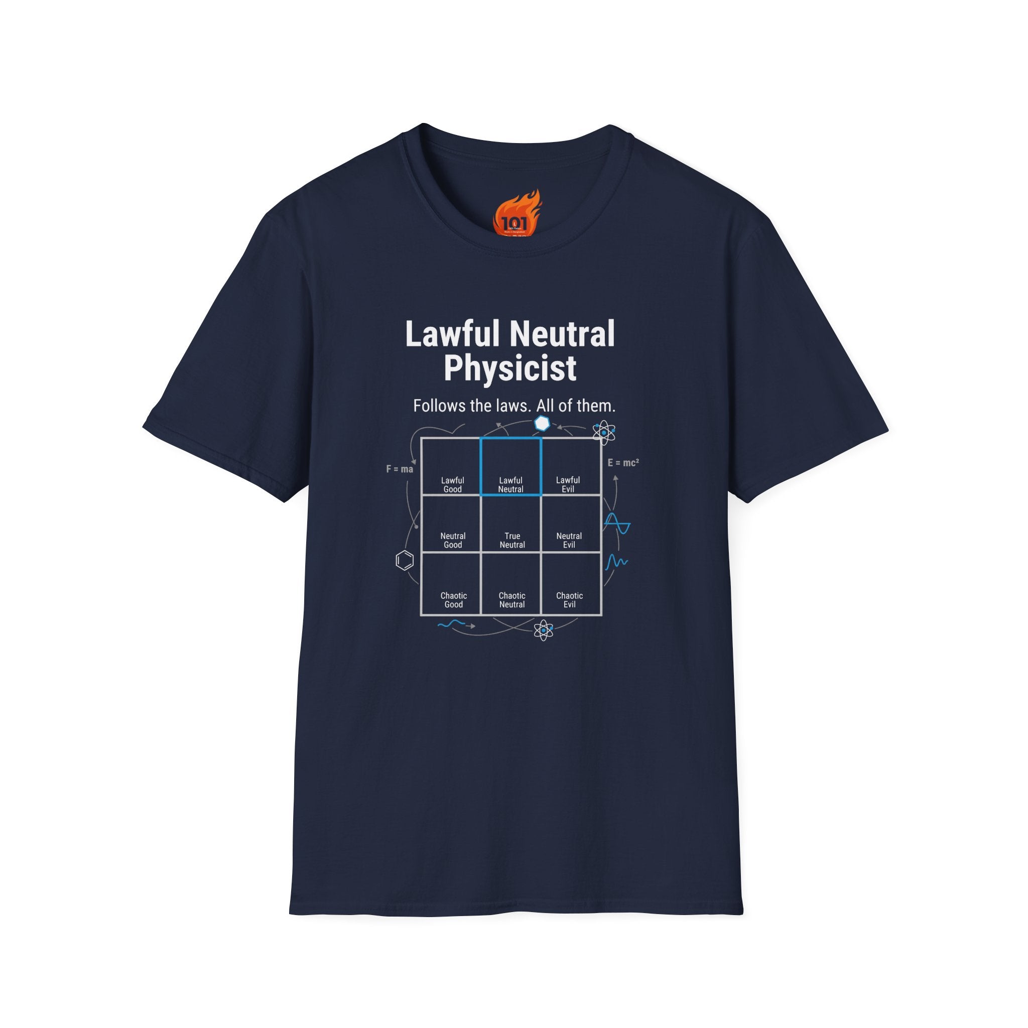 Lawful Neutral Physicist Graphic T-Shirt