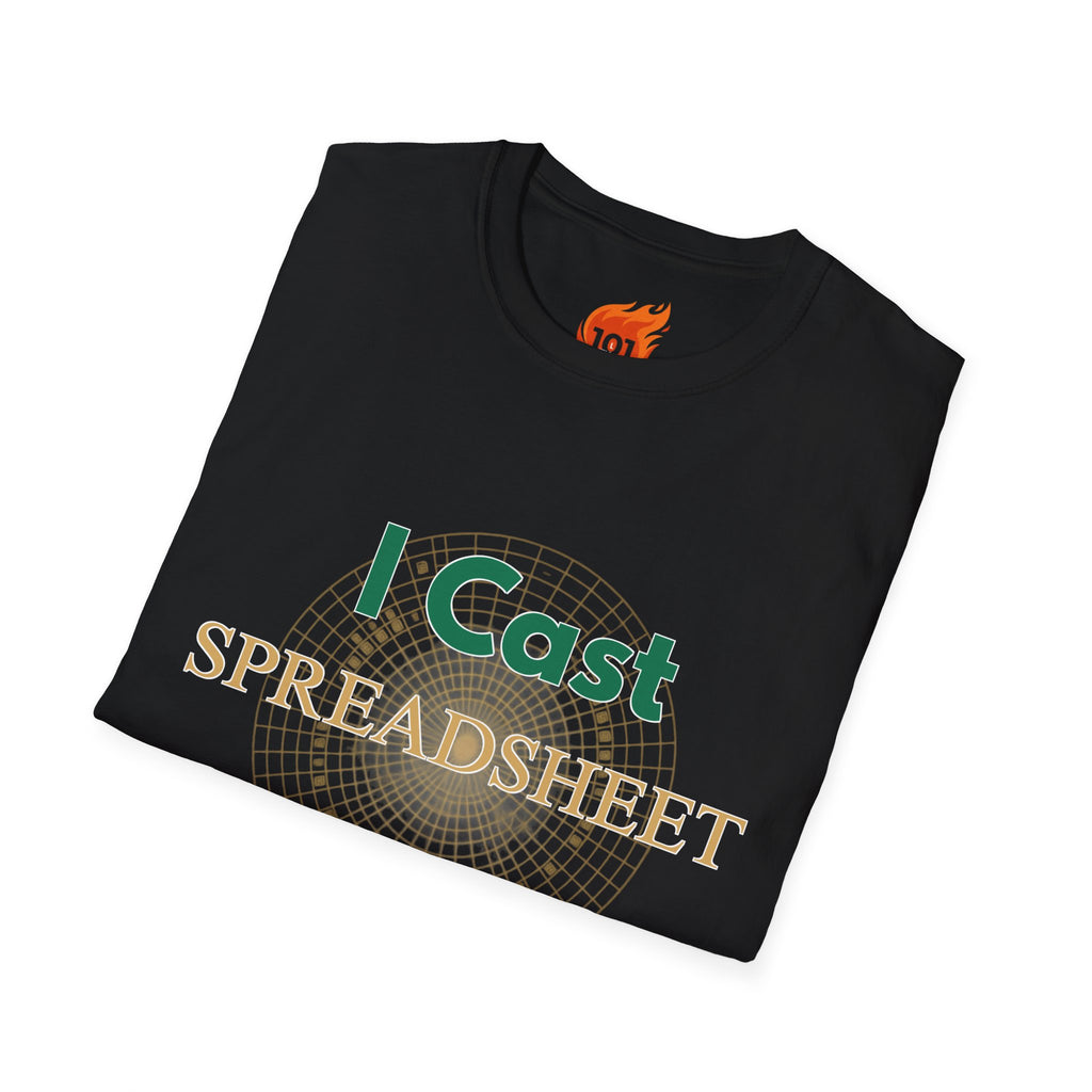 I Cast Spreadsheet Graphic T-Shirt