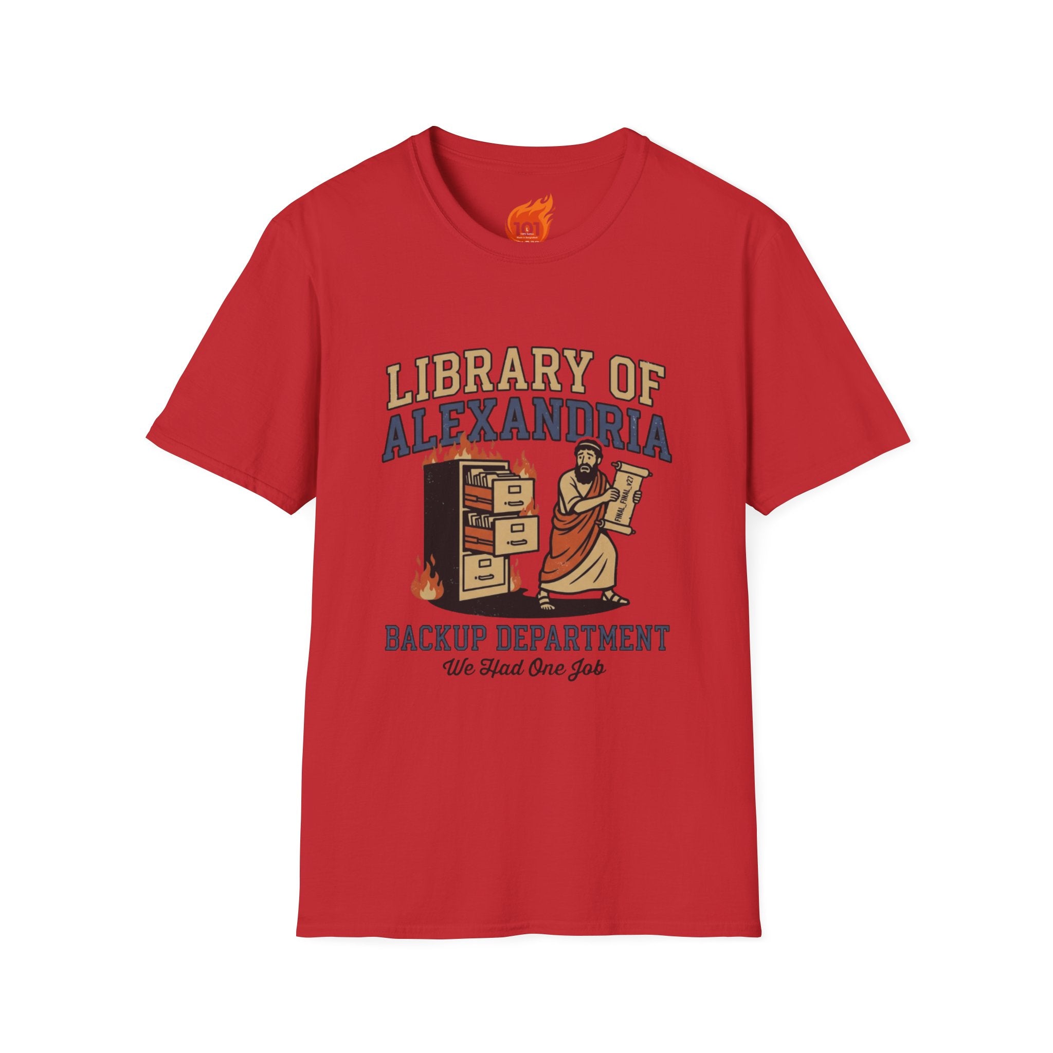 Library of Alexandria Backup Department Graphic T-Shirt