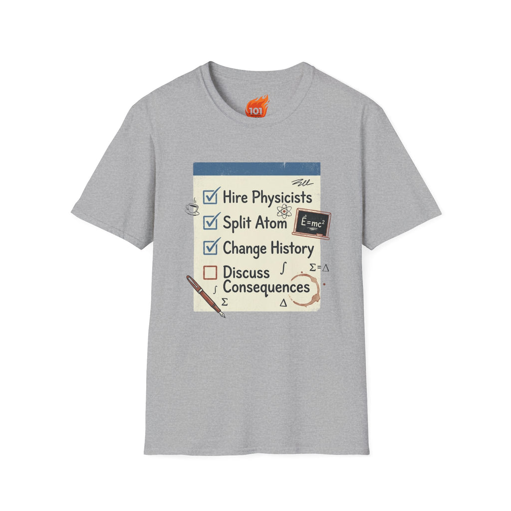 Nuclear Checklist Graphic T-Shirt