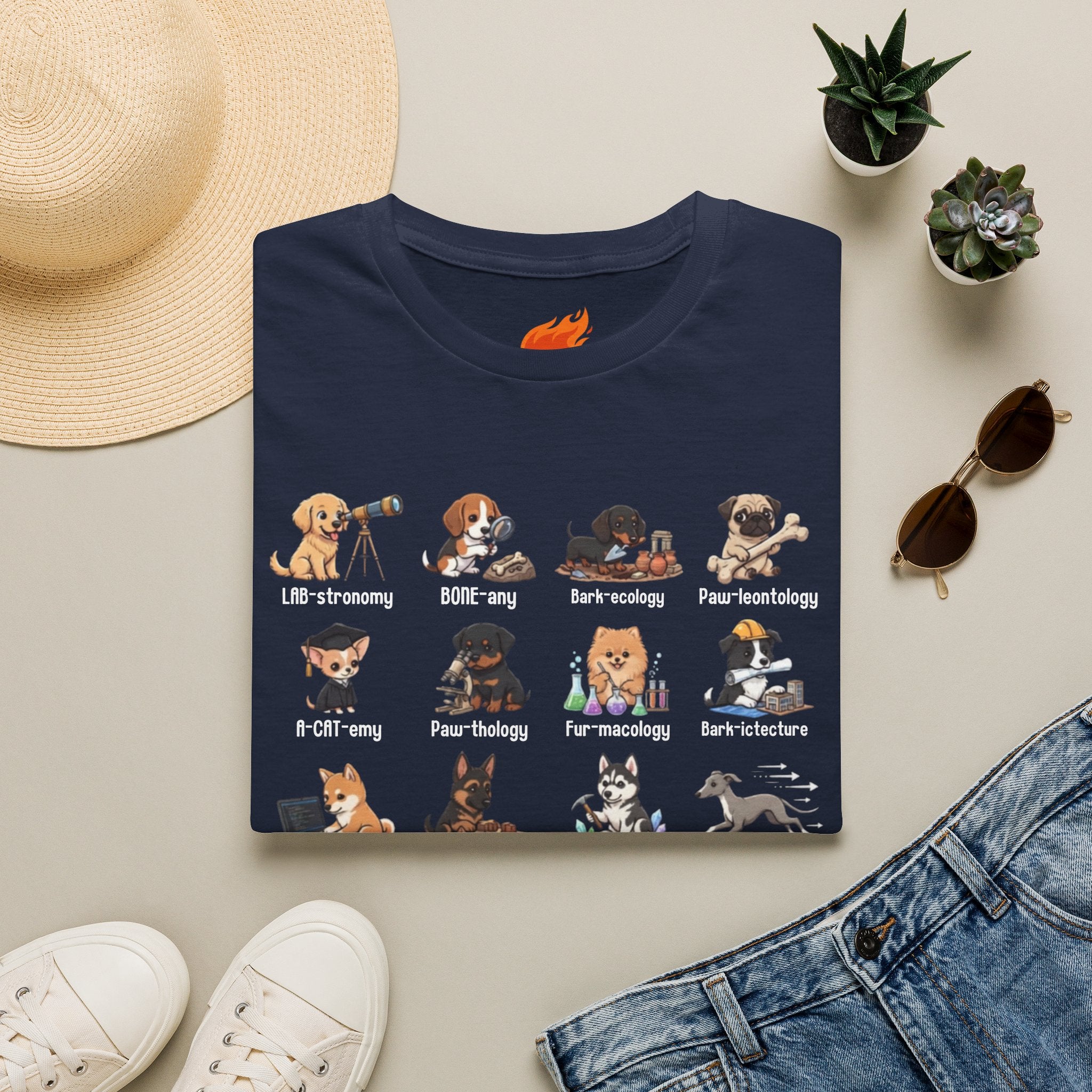 Future Dog STEM fields Graphic T-Shirt