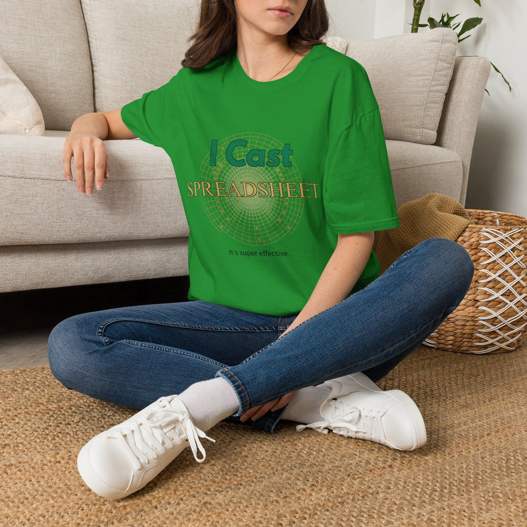 I Cast Spreadsheet Graphic T-Shirt