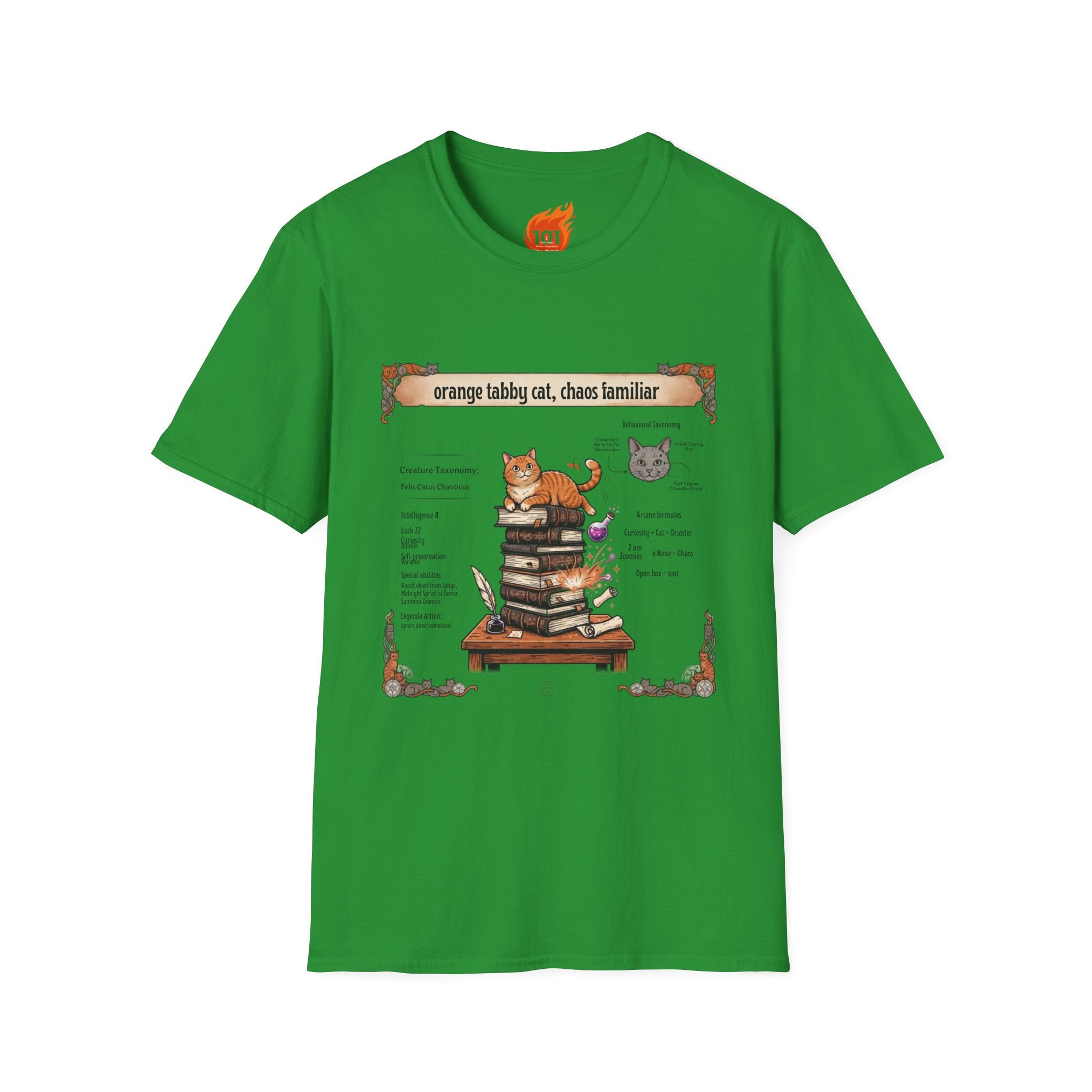 Everyday Bestiary: Orange Tabby Cat Graphic T-Shirt
