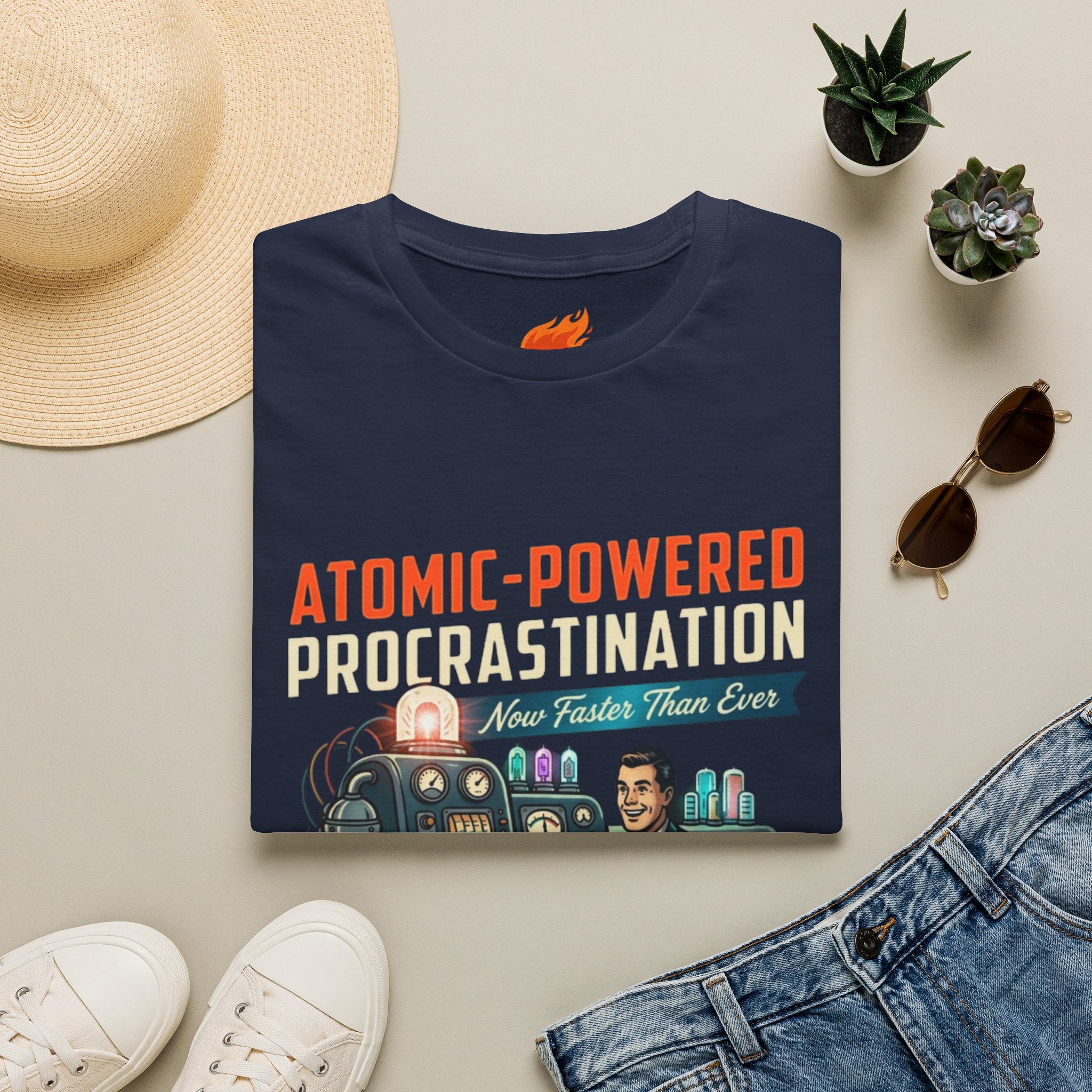 Atomic Procrastination Graphic T-Shirt