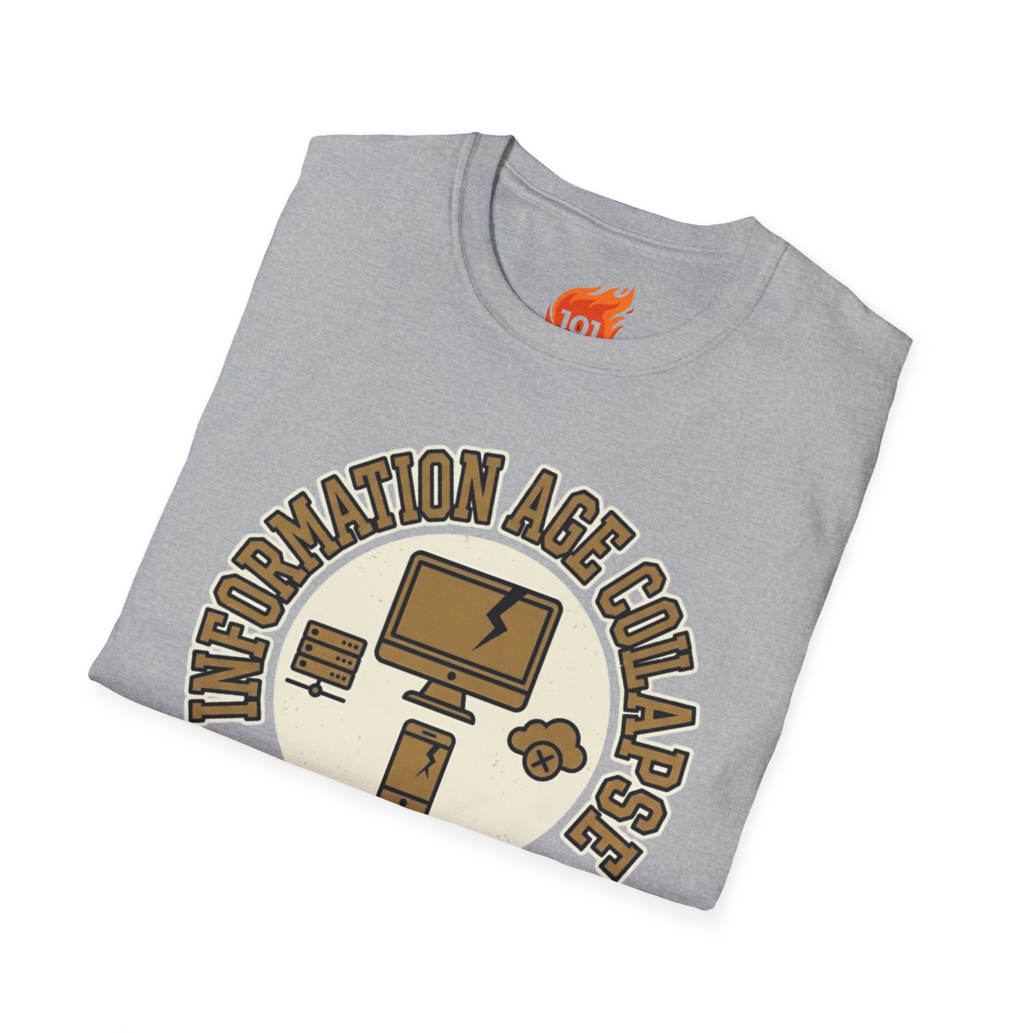 Collapse of the Information Age Graphic T-Shirt