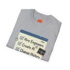 AI Checklist Graphic T-Shirt