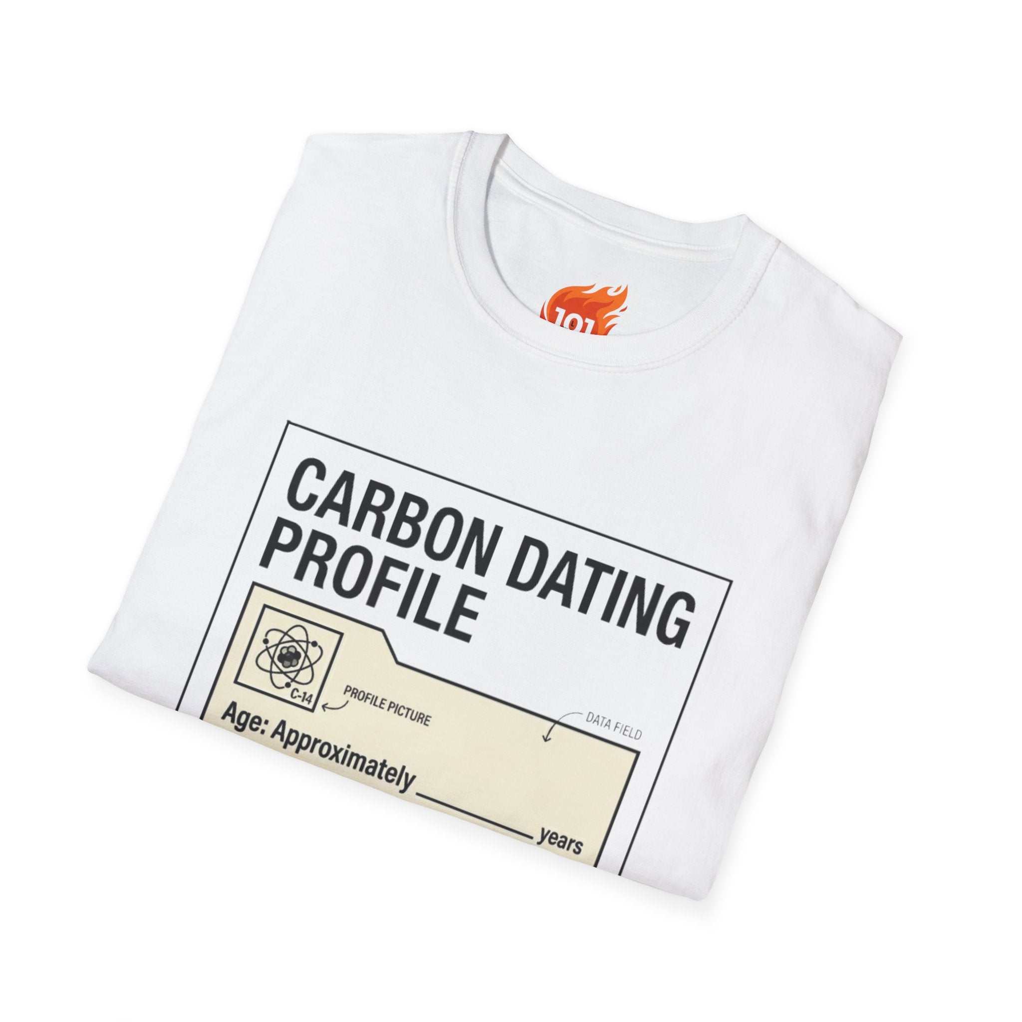 Carbon Dating Profile Graphic T-Shirt