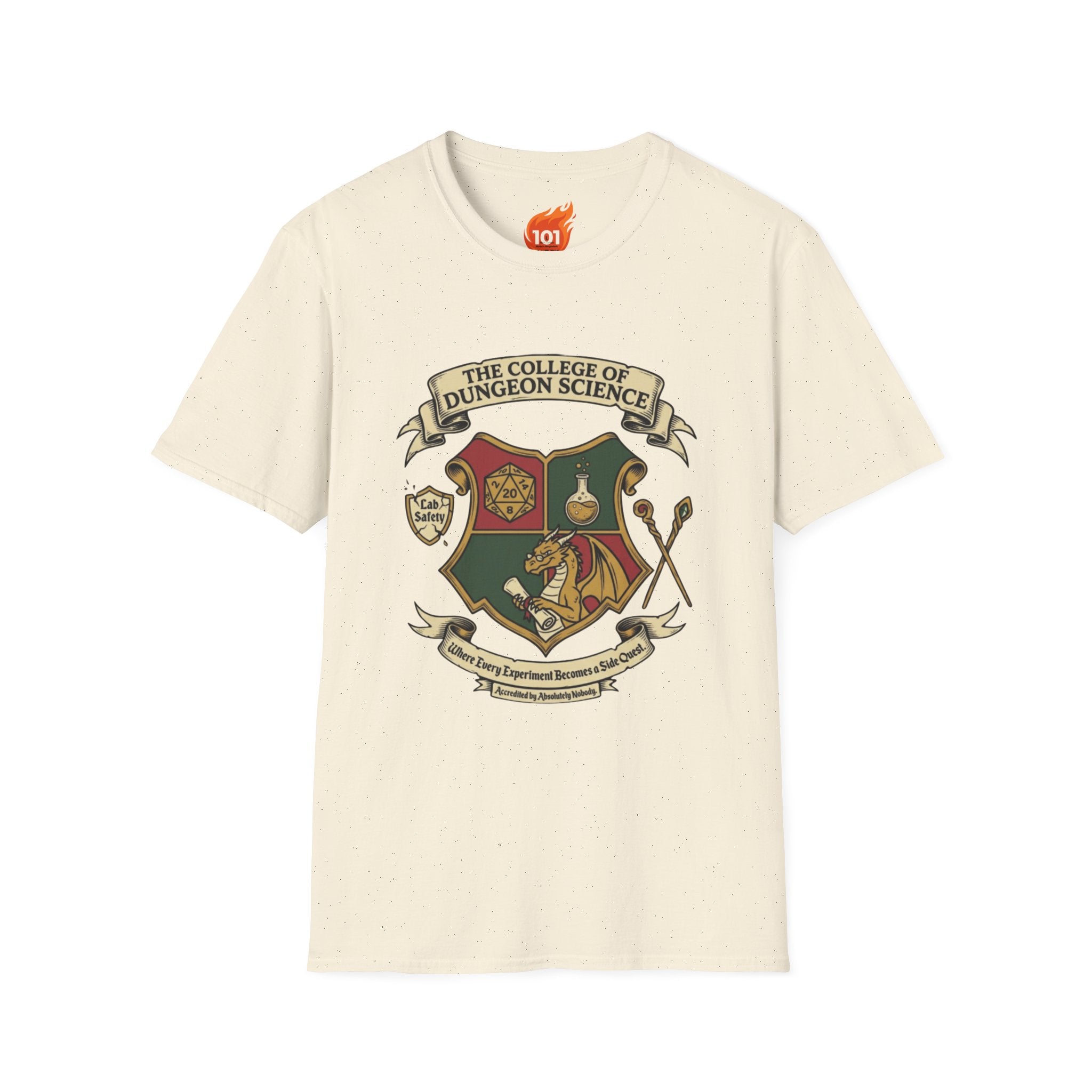 College of Dungeon Science Graphic T-Shirt