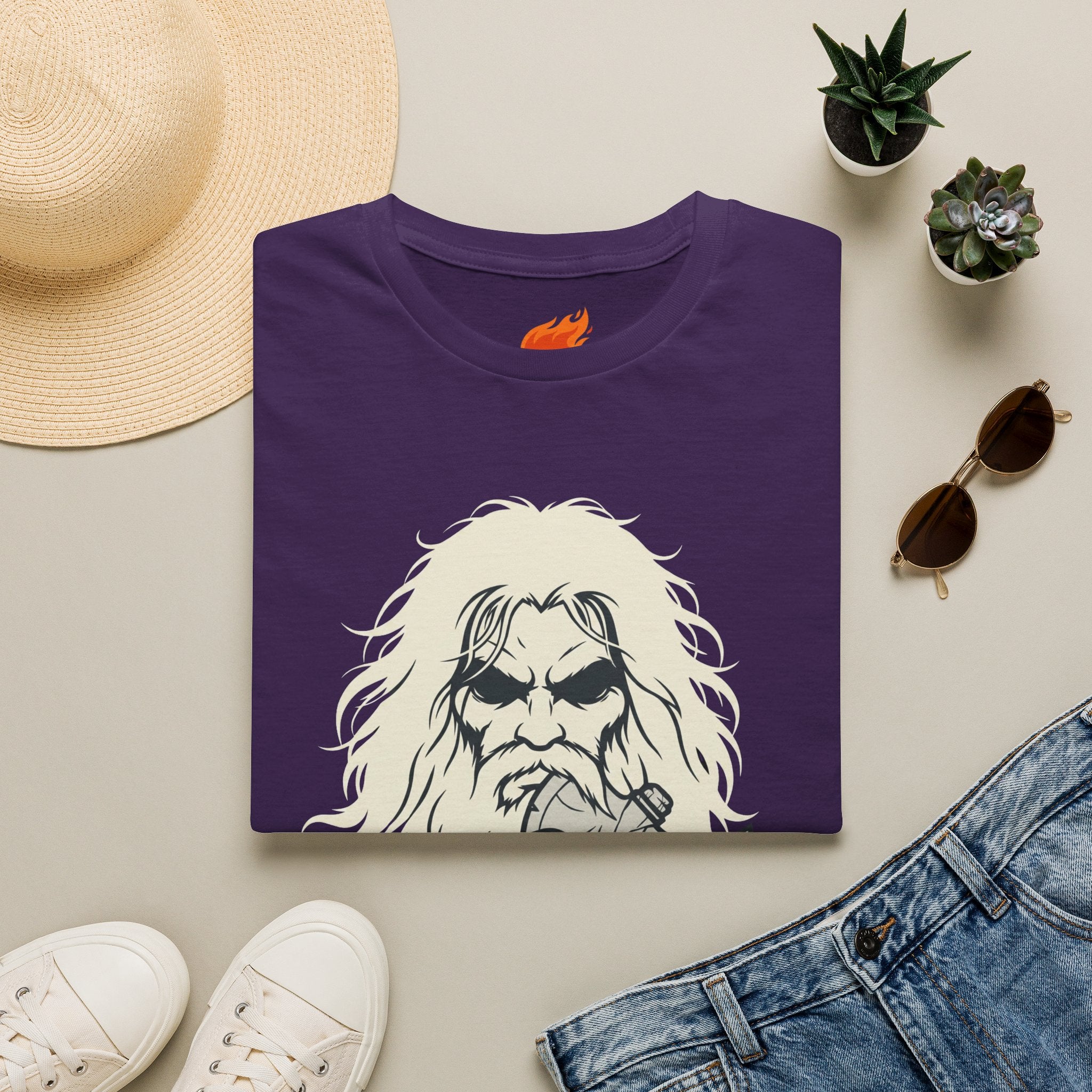 Barbarian Silhouette Graphic T-Shirt