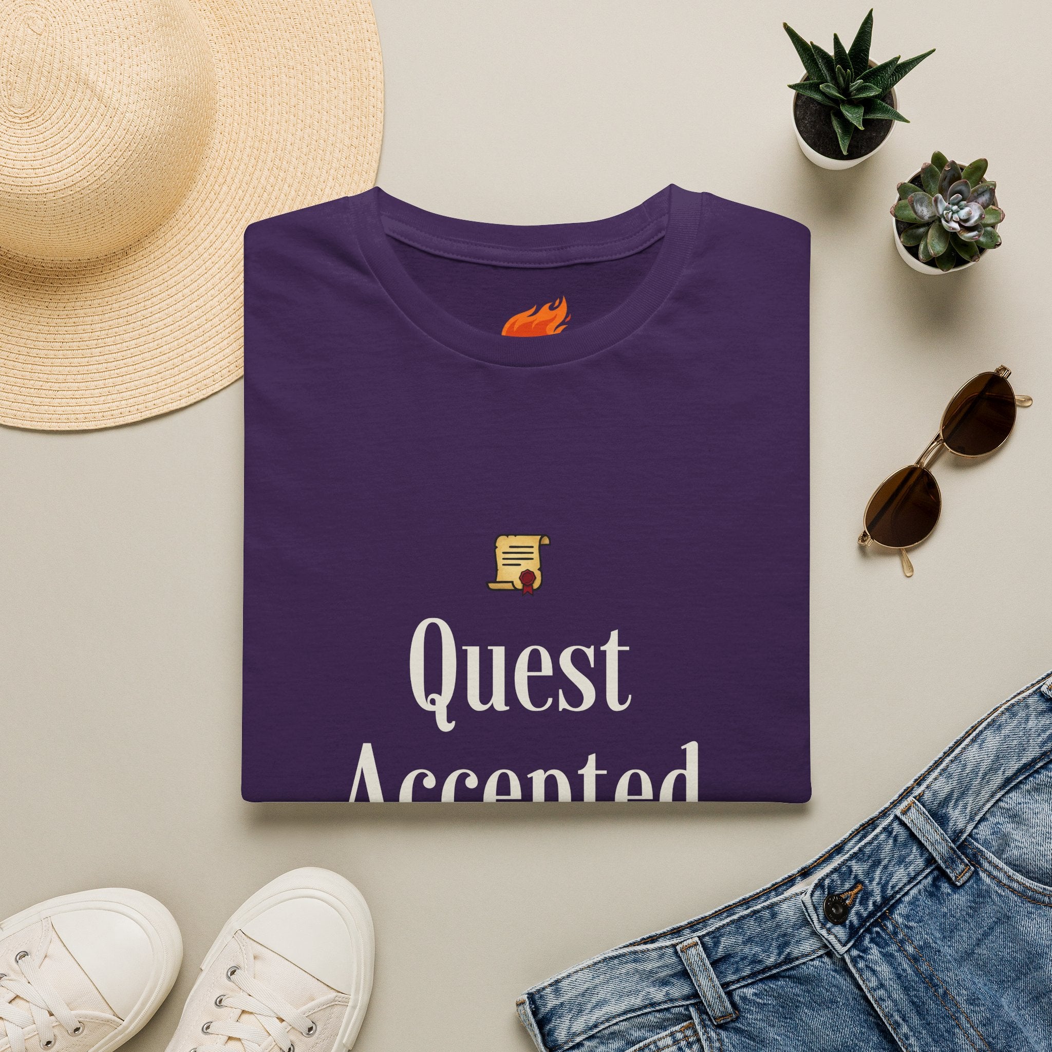 Quest Accepted.. Regrettably Graphic T-Shirt