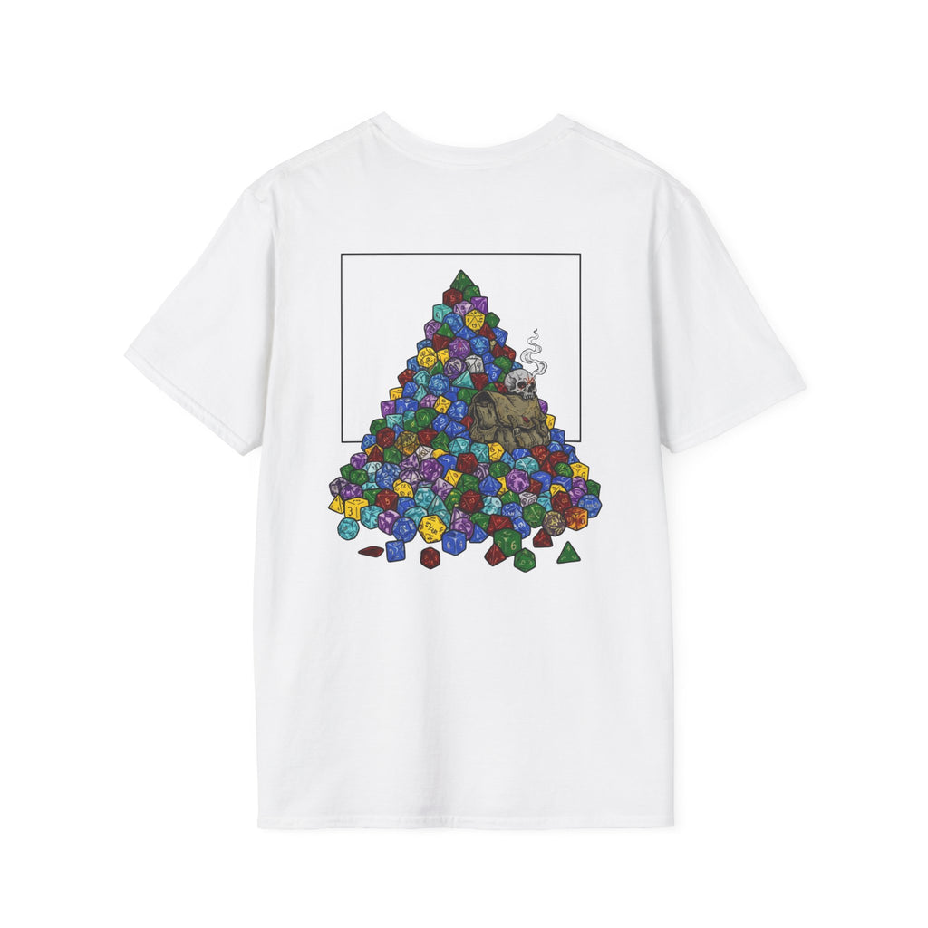 Cursed Dice Pile Graphic T-Shirt