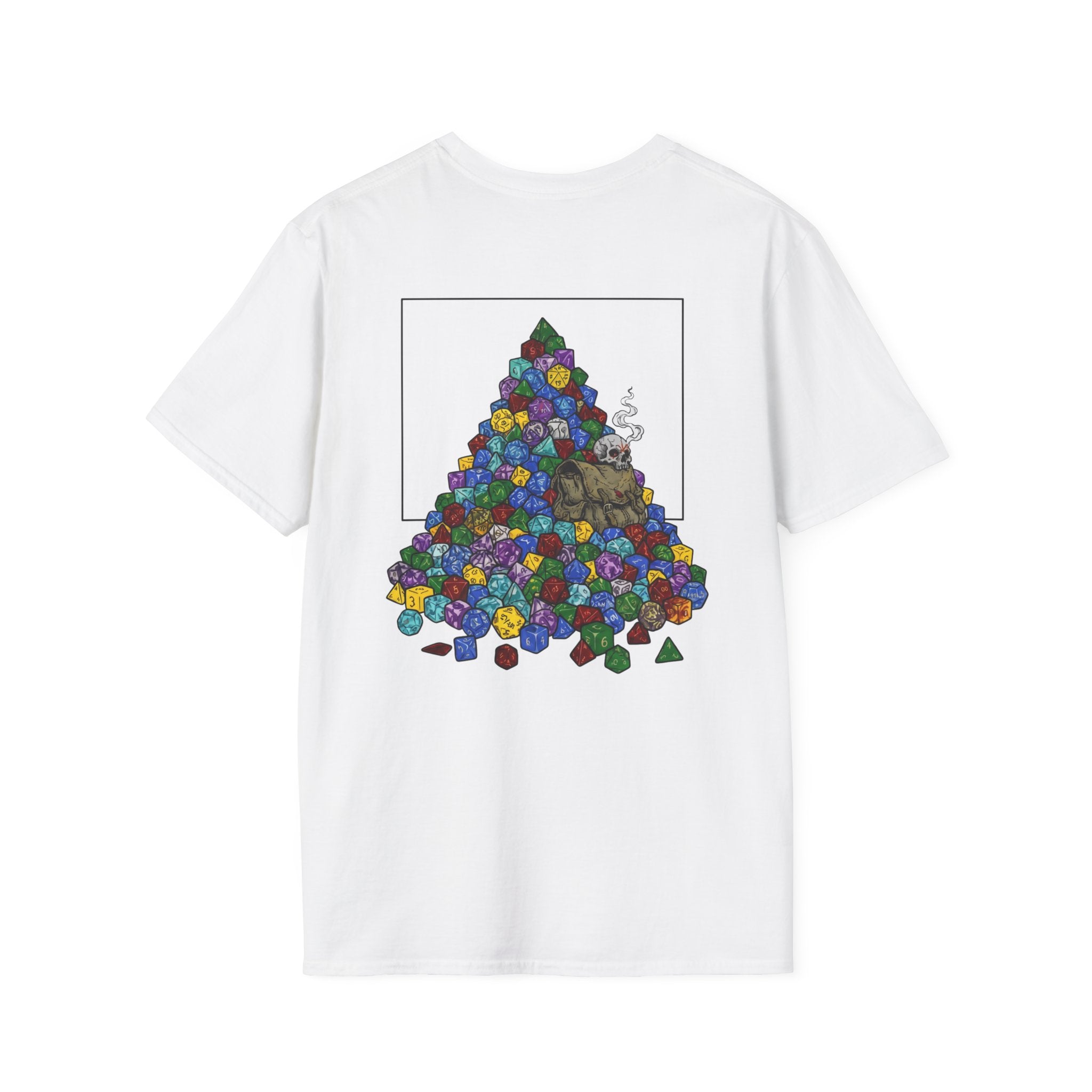 Cursed Dice Pile Graphic T-Shirt