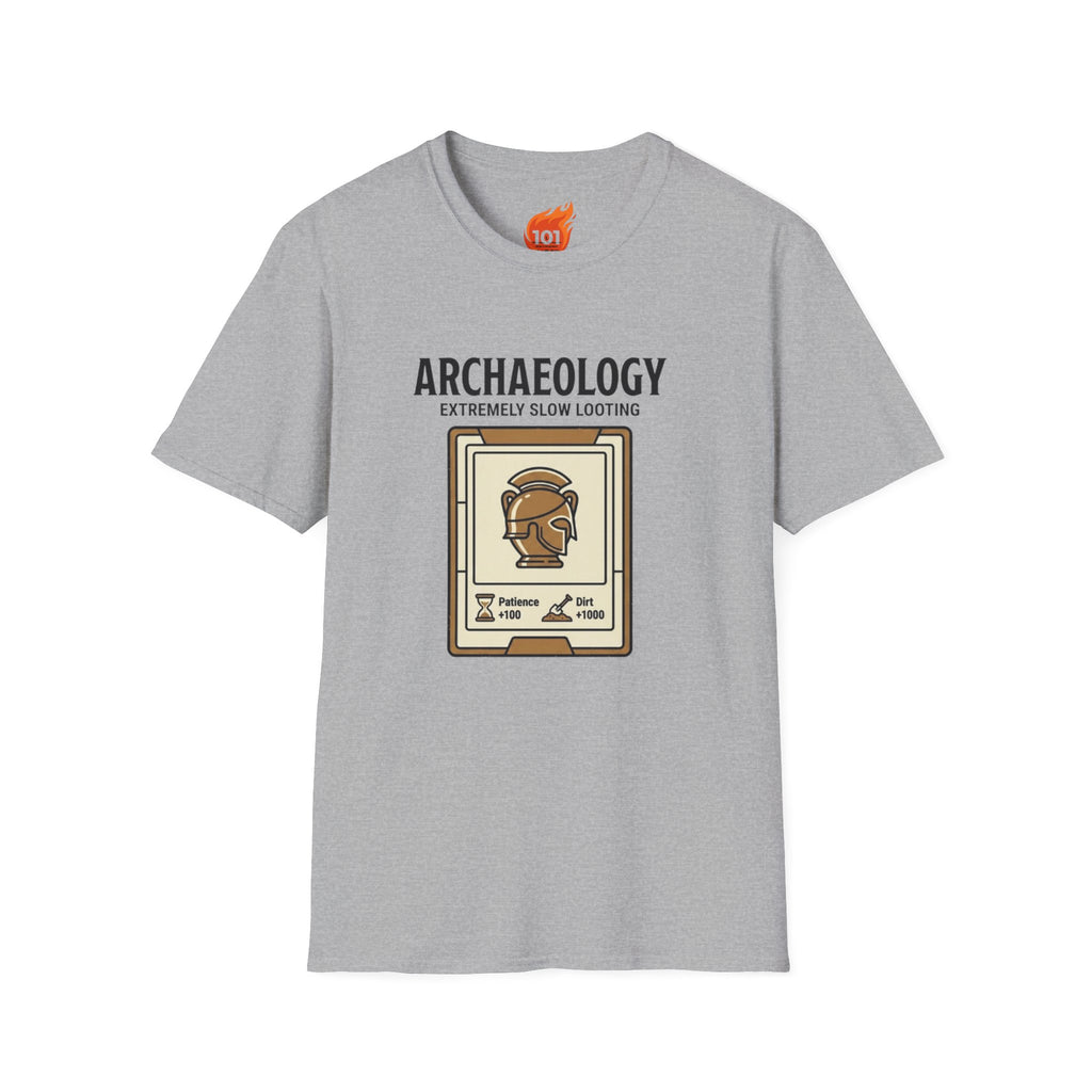 Archaeology is Slow Looting Graphic T-Shirt