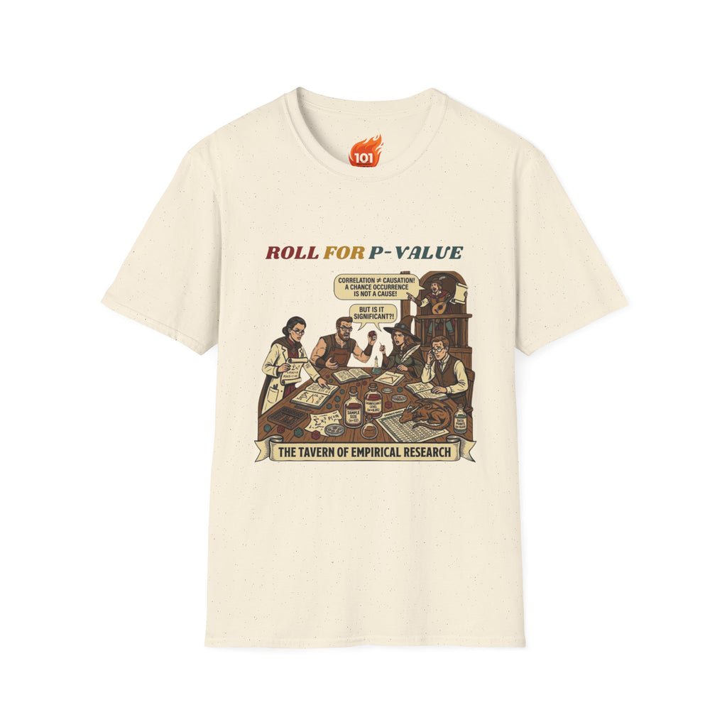 Roll for P-Value Graphic T-Shirt