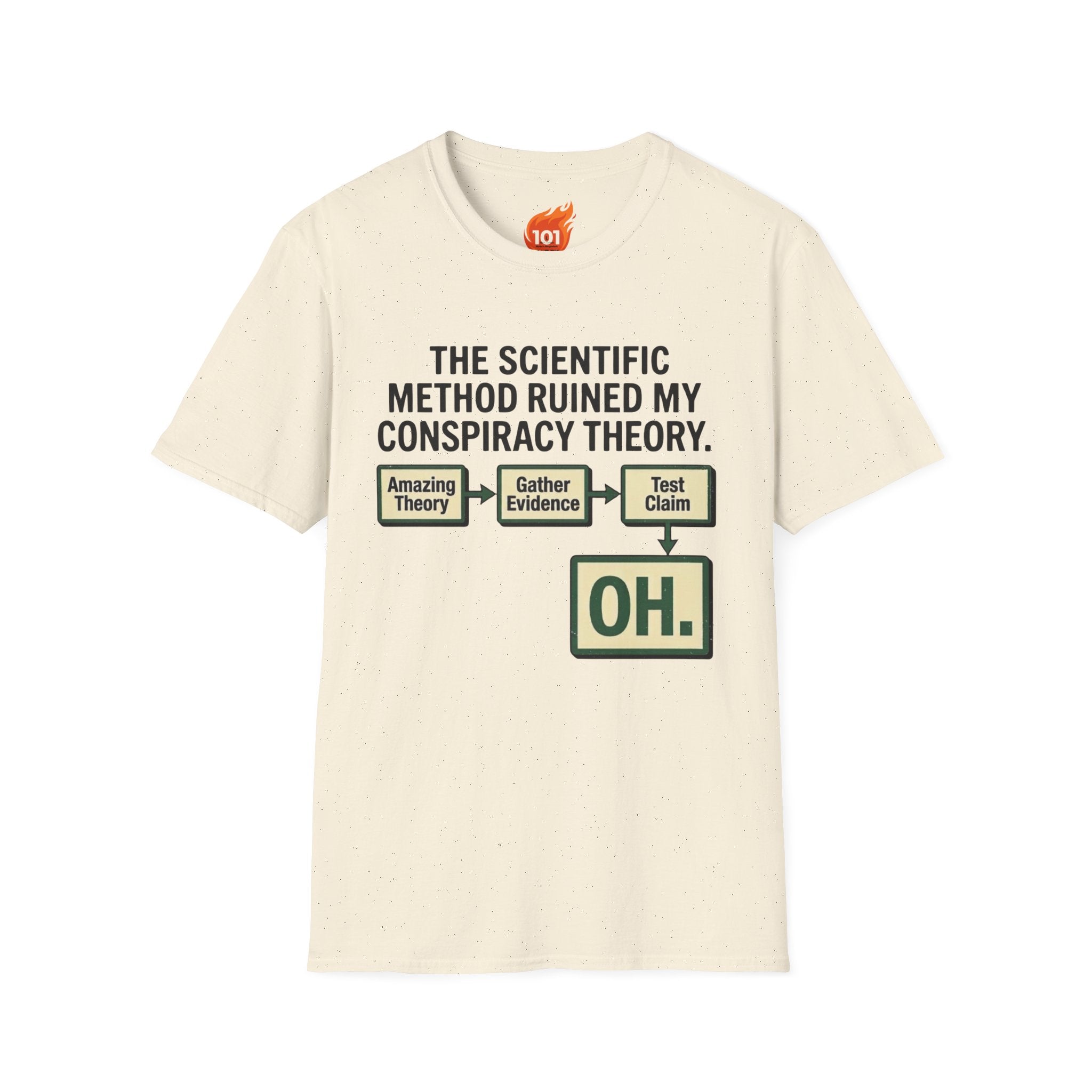 Scientific Conspiracy Theory Graphic T-Shirt