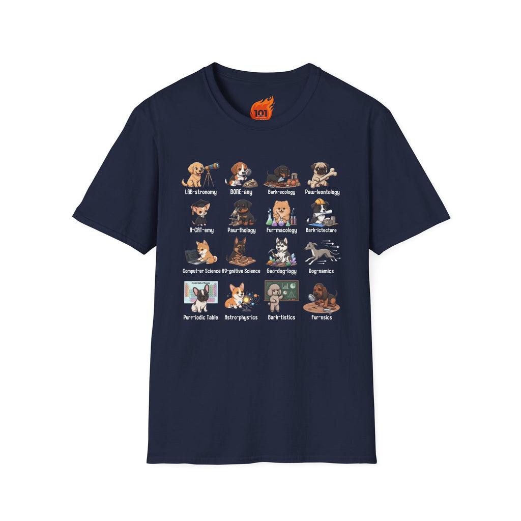 Future Dog STEM fields Graphic T-Shirt