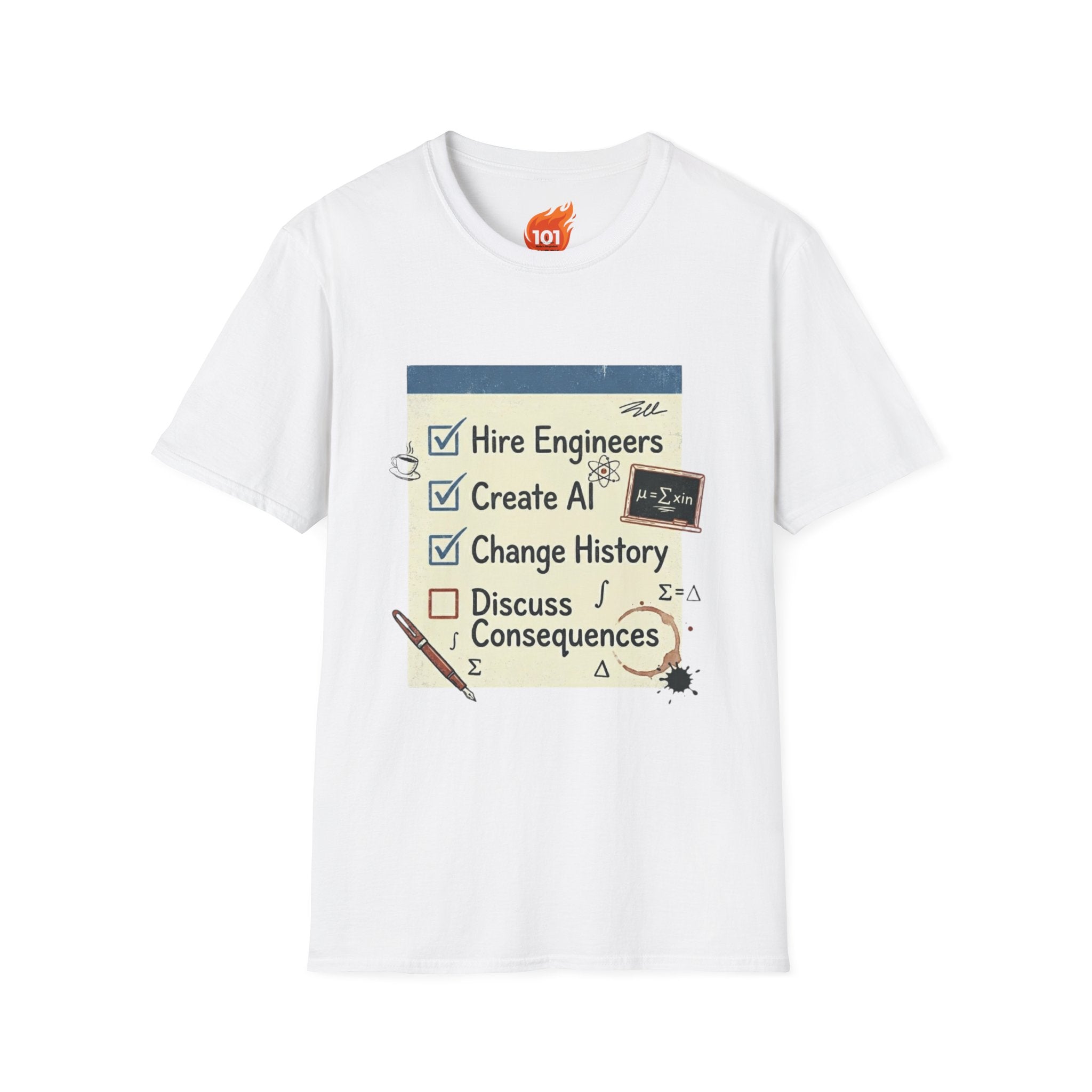 AI Checklist Graphic T-Shirt