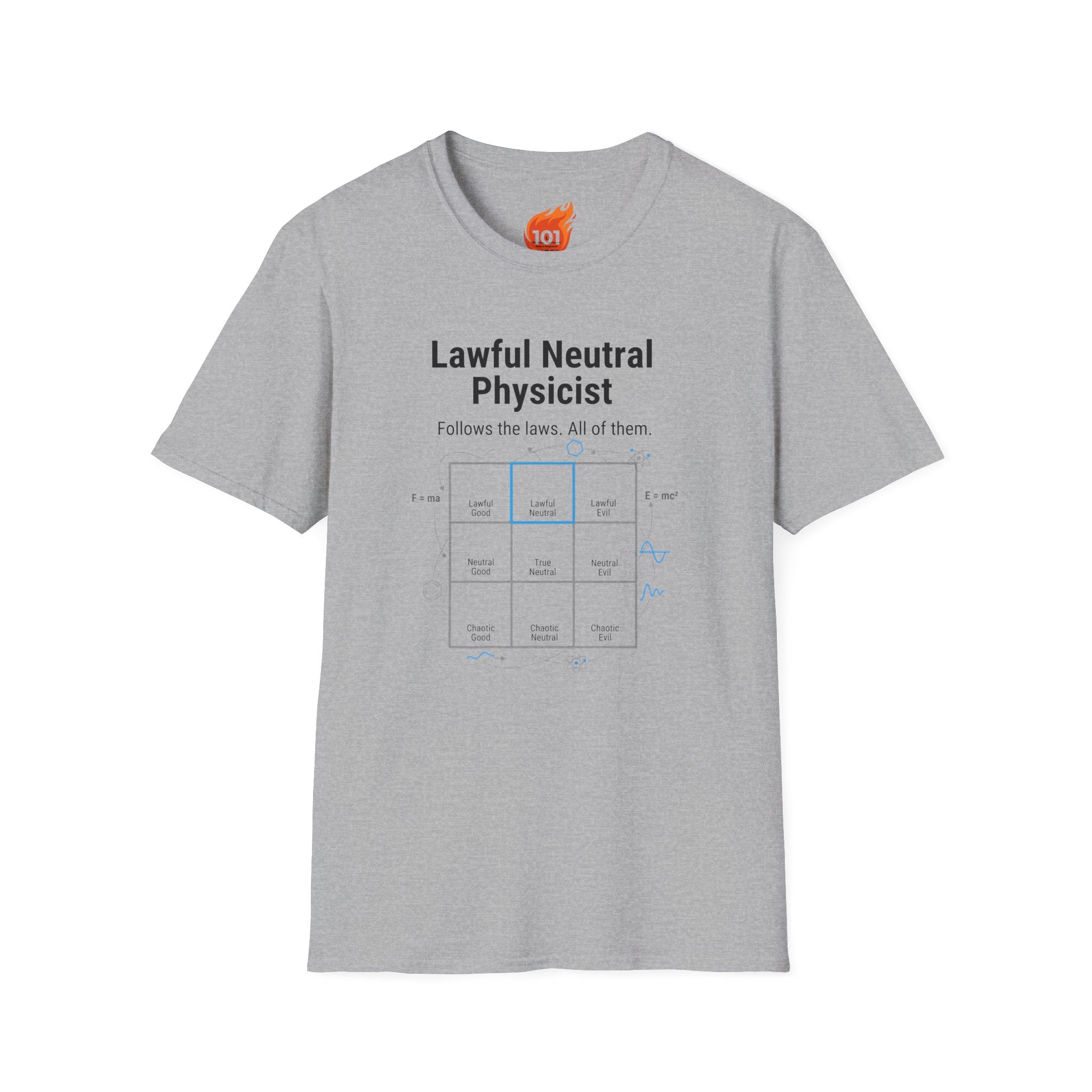 Lawful Neutral Physicist Graphic T-Shirt