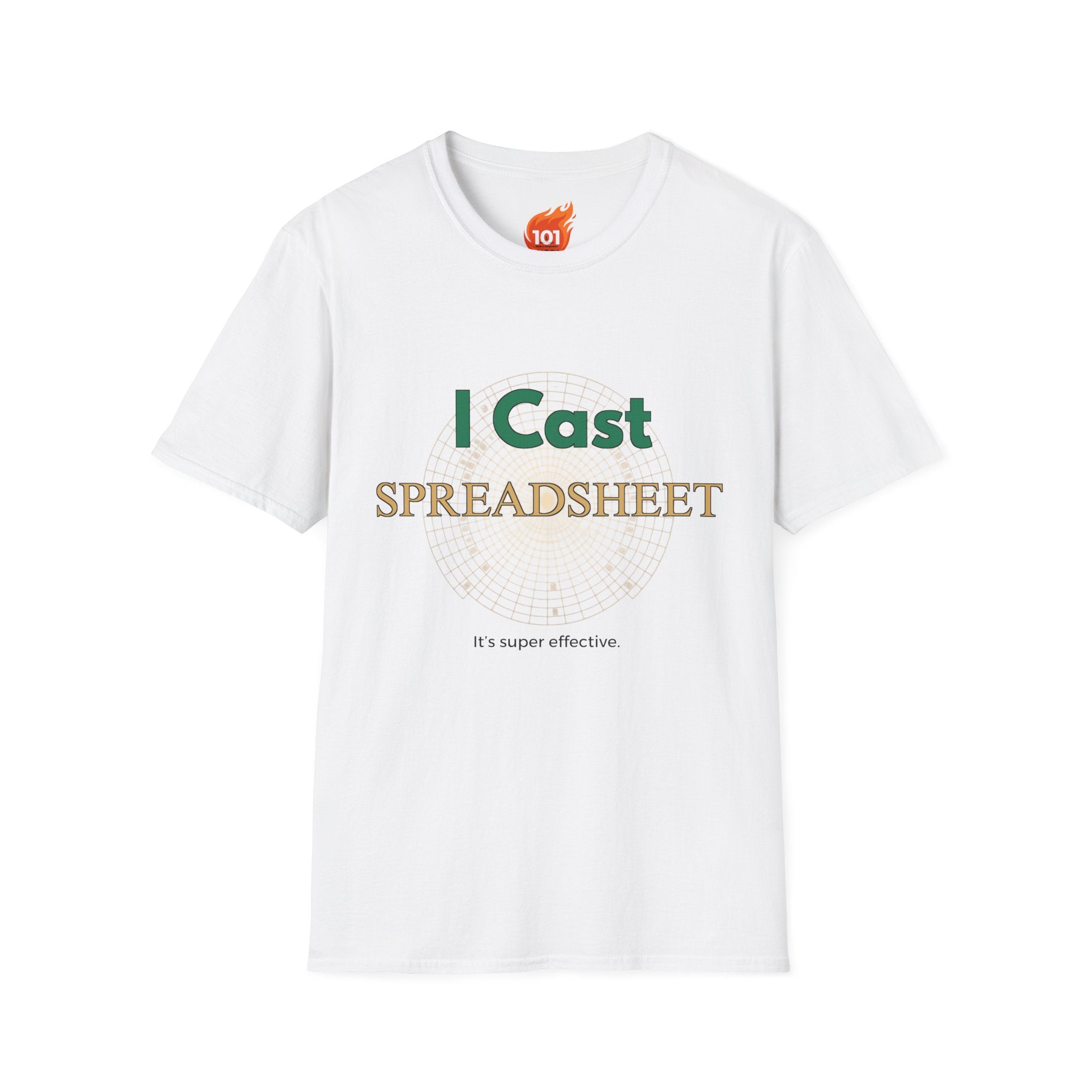 I Cast Spreadsheet Graphic T-Shirt
