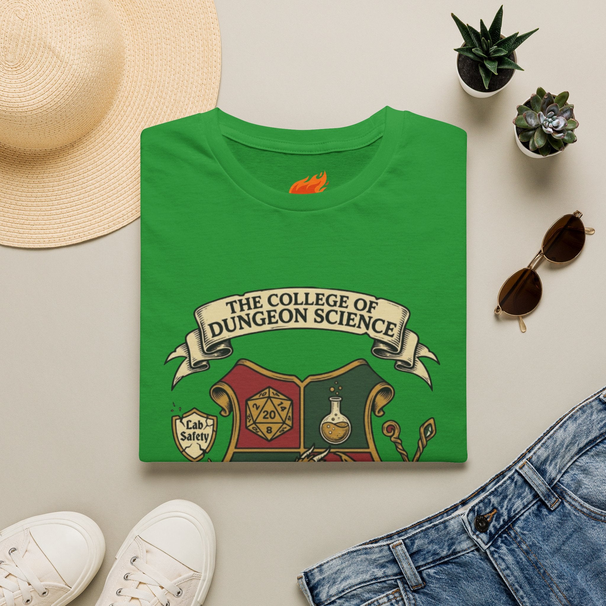 College of Dungeon Science Graphic T-Shirt