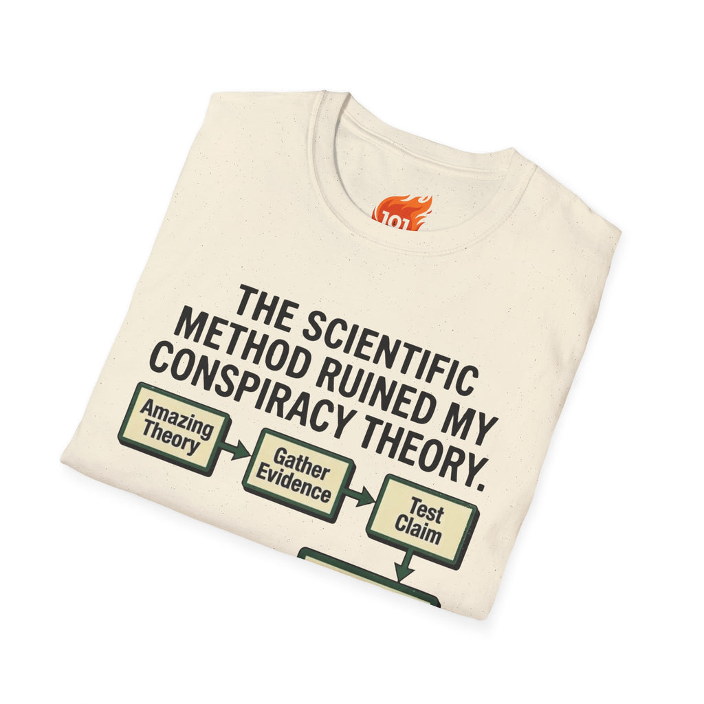 Scientific Conspiracy Theory Graphic T-Shirt