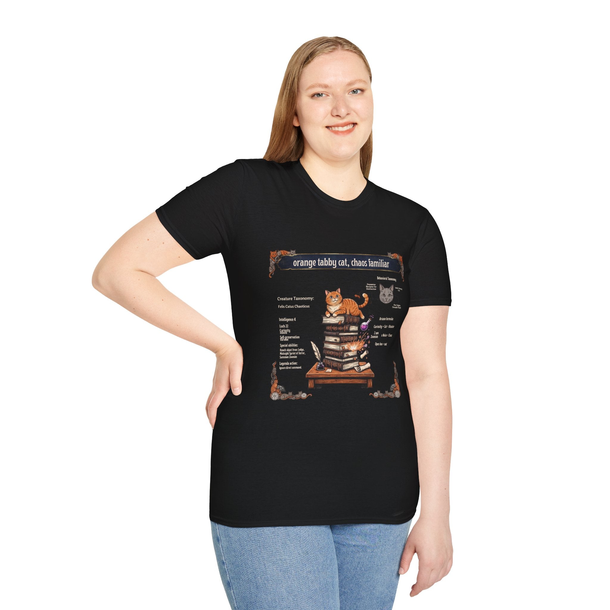 Everyday Bestiary: Orange Tabby Cat Graphic T-Shirt