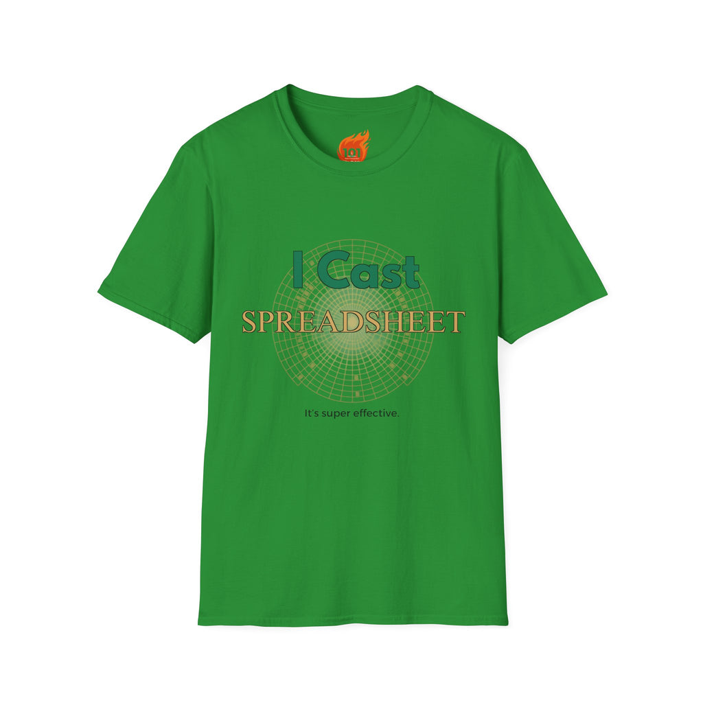I Cast Spreadsheet Graphic T-Shirt