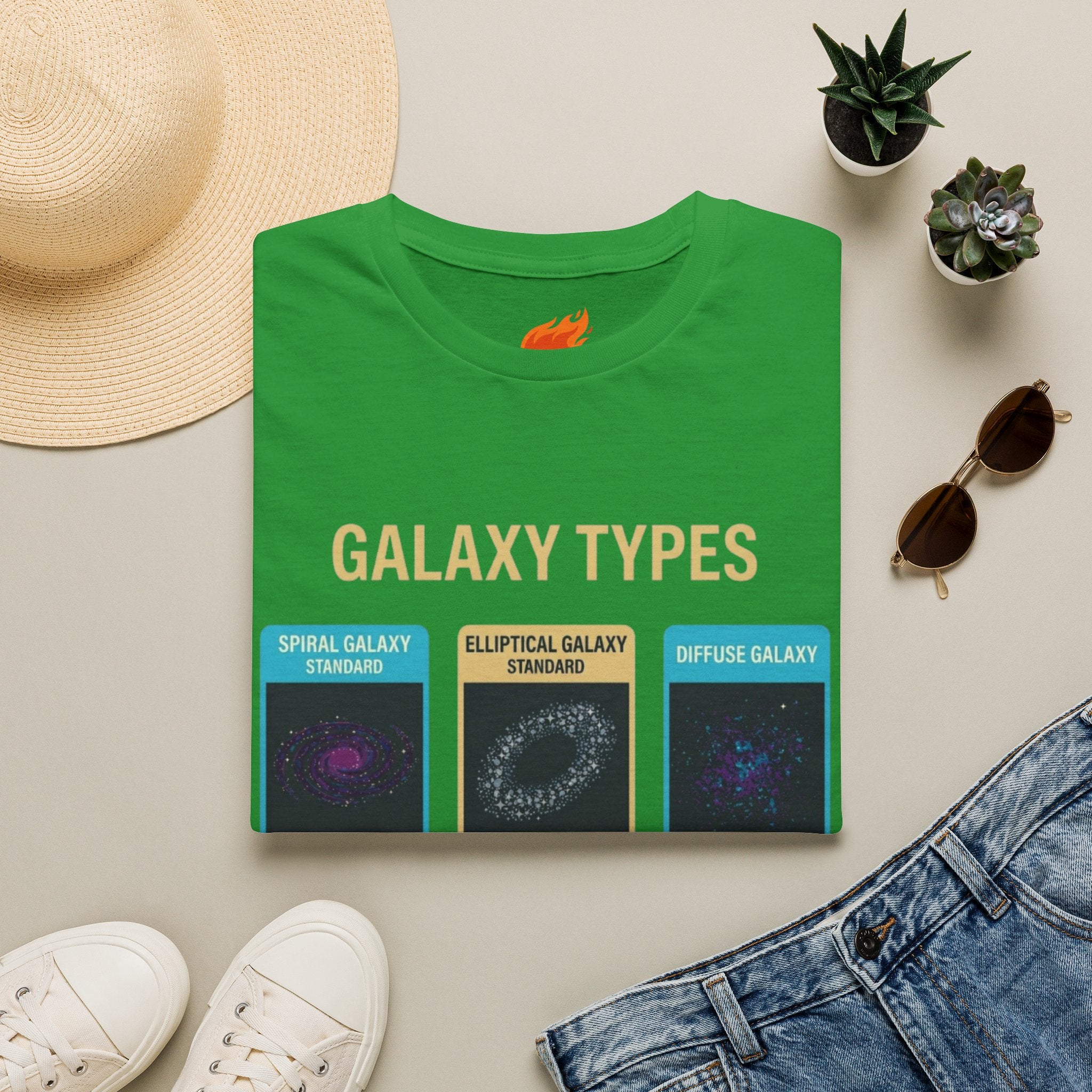 Galaxy Types Graphic T-Shirt