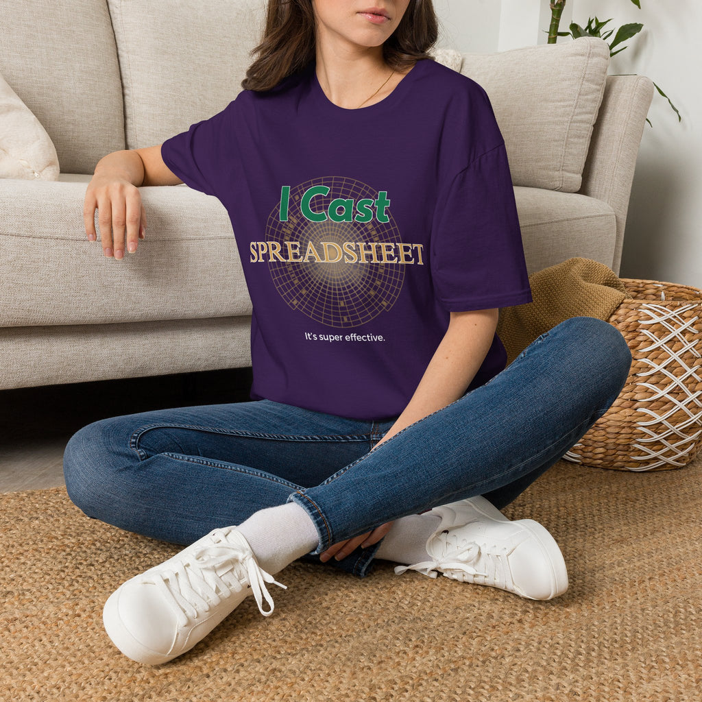 I Cast Spreadsheet Graphic T-Shirt