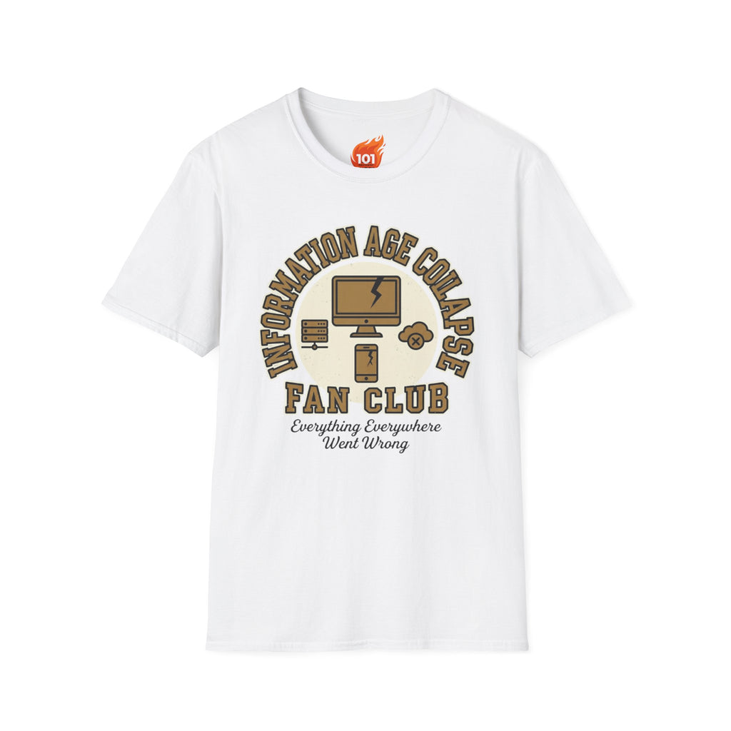 Collapse of the Information Age Graphic T-Shirt