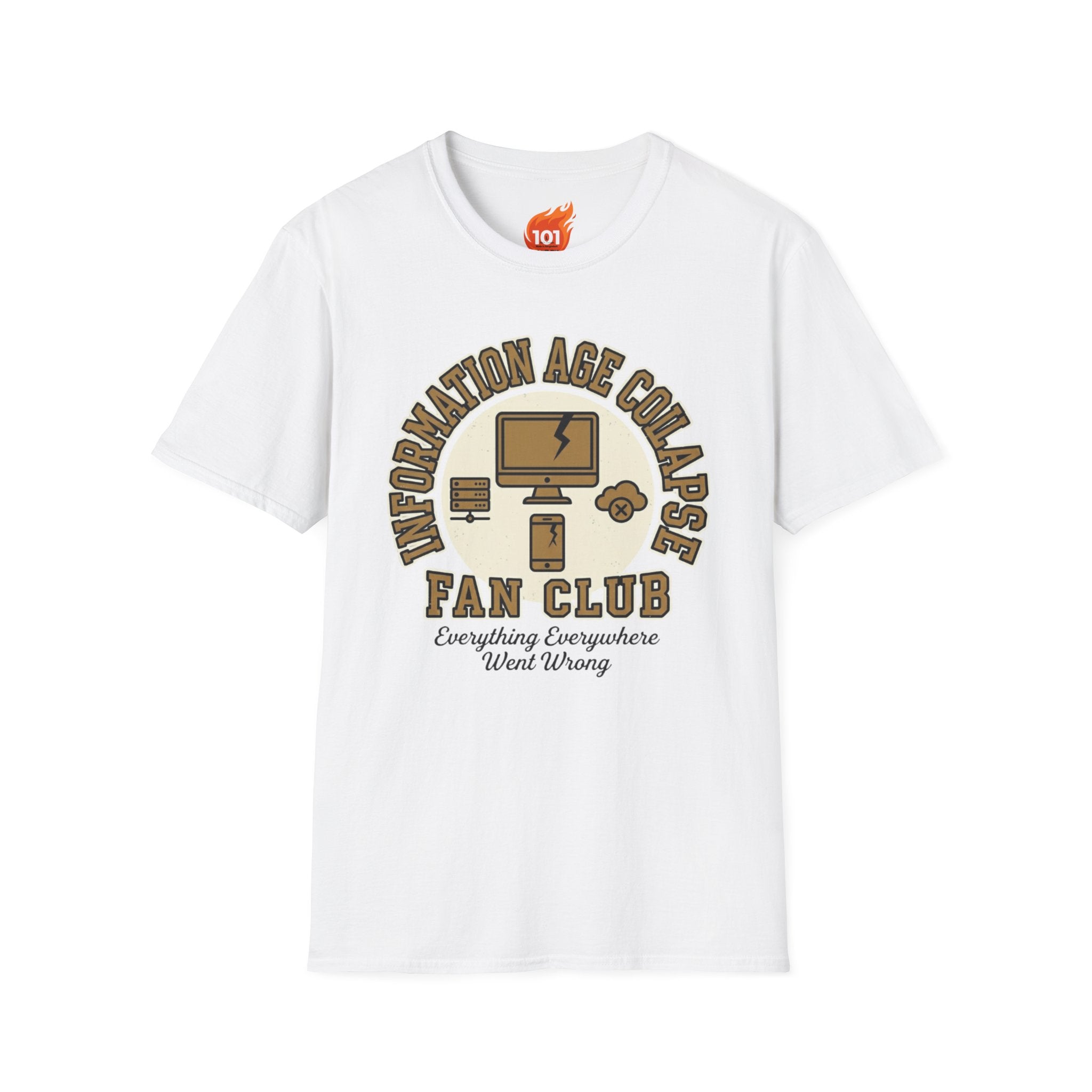 Collapse of the Information Age Graphic T-Shirt