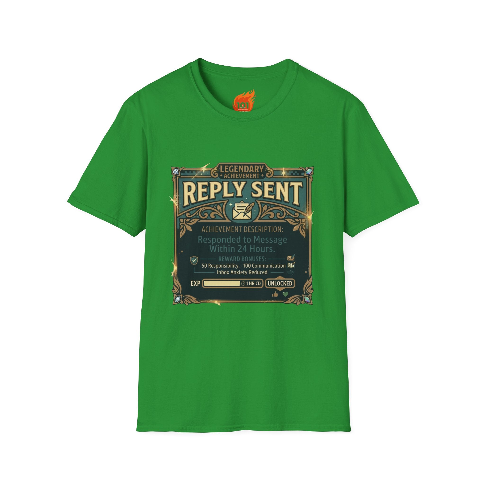 Achievement: Sent a Reply Graphic T-Shirt