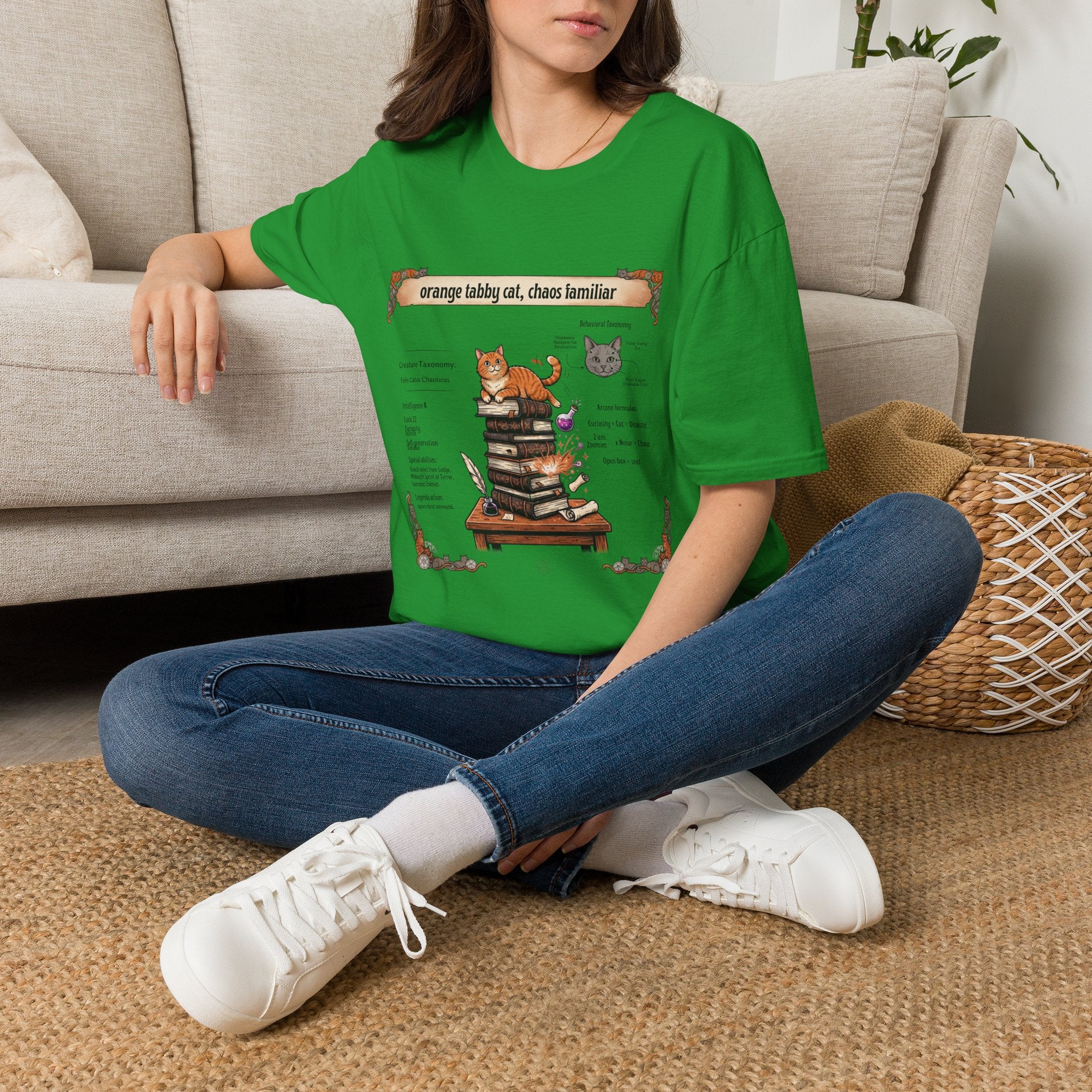 Everyday Bestiary: Orange Tabby Cat Graphic T-Shirt
