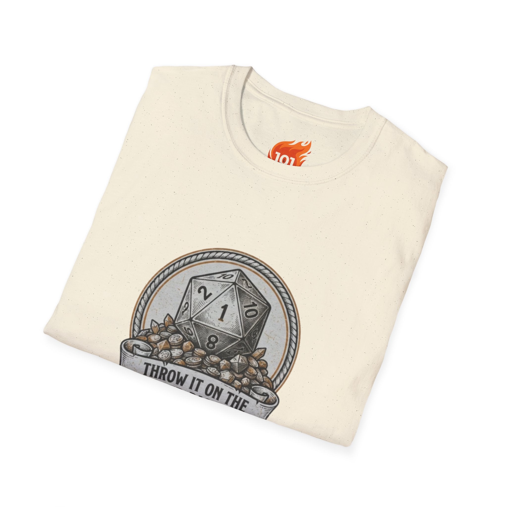 Cursed Dice Pile Graphic T-Shirt
