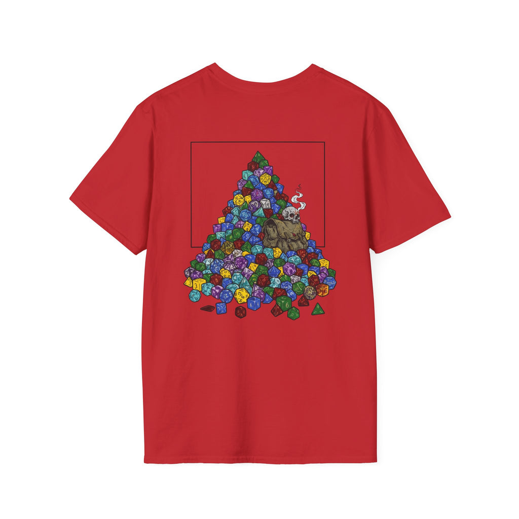 Cursed Dice Pile Graphic T-Shirt