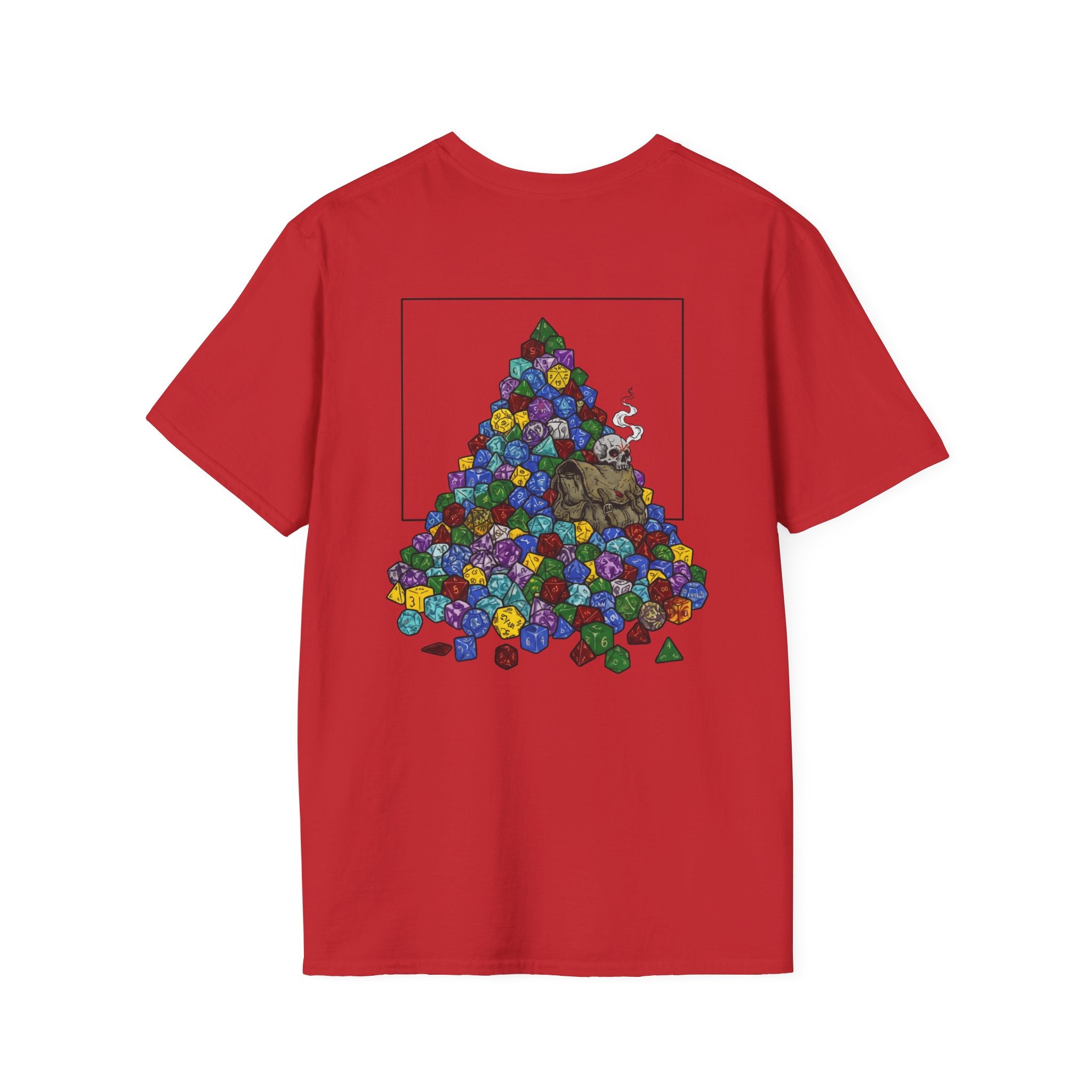 Cursed Dice Pile Graphic T-Shirt