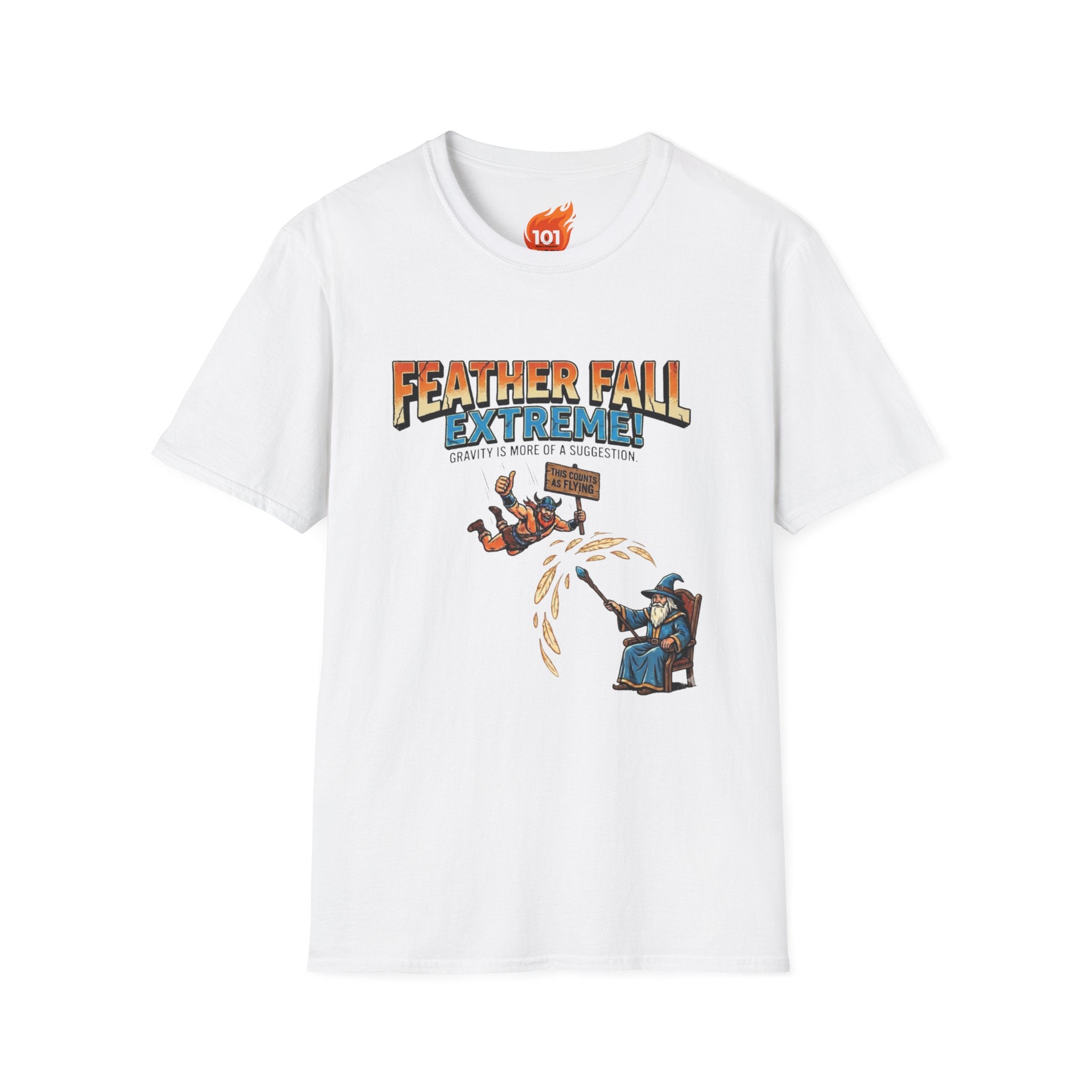 Spell: Feather Fall Graphic T-Shirt