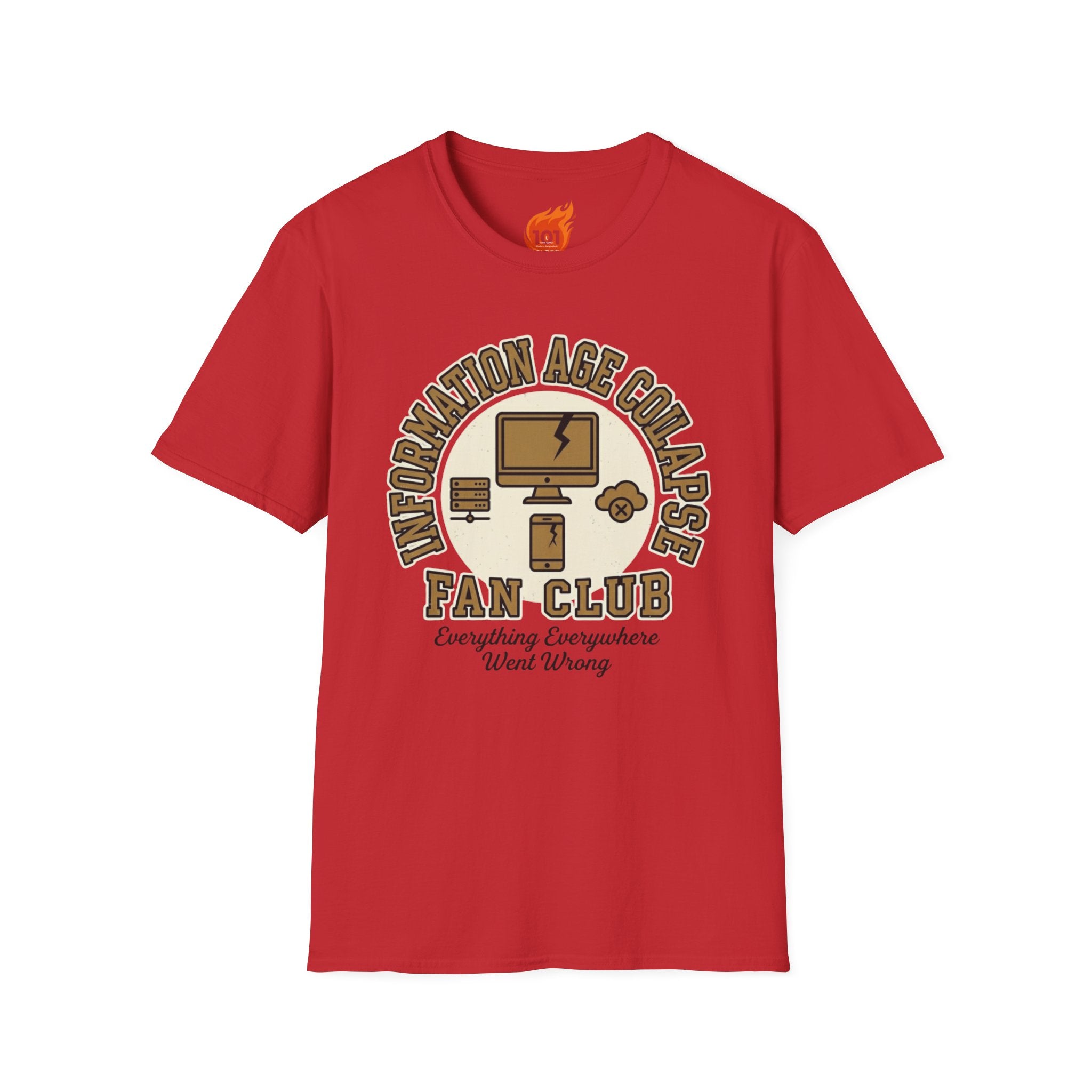 Collapse of the Information Age Graphic T-Shirt
