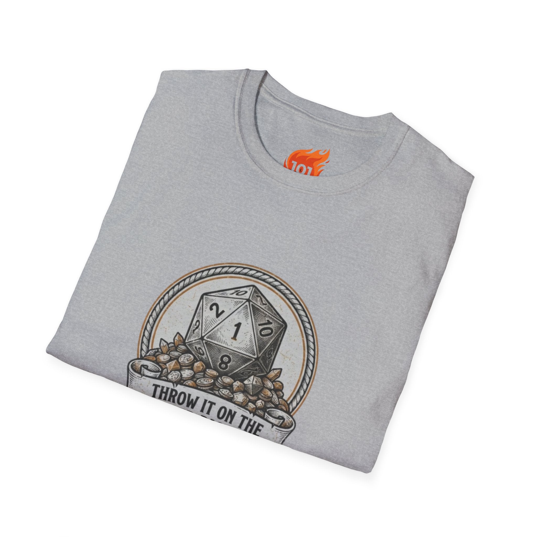 Cursed Dice Pile Graphic T-Shirt