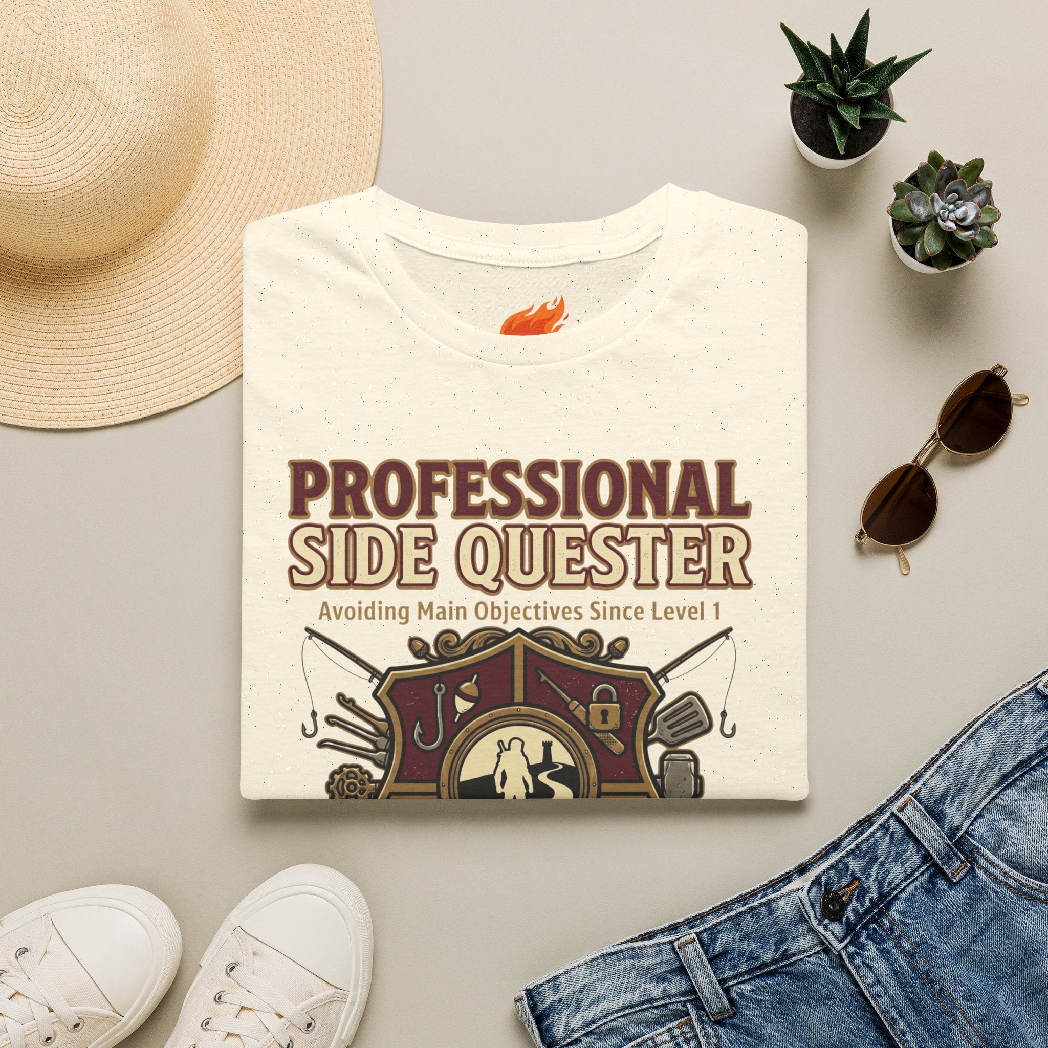 Professional Side Quester Graphic T-Shirt